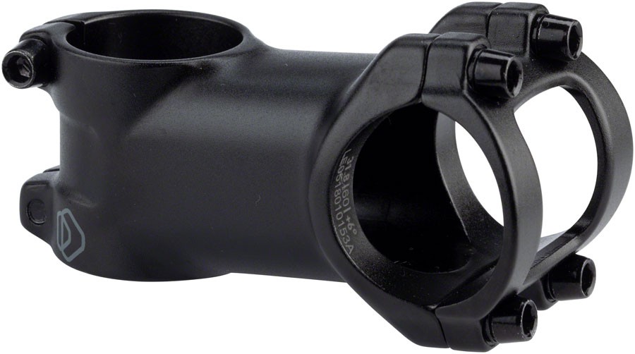 Dimension Trail Stem 60mm Clamp 31.8mm +/-6 Deg 1 1/8 in Blk Aluminum Mountain