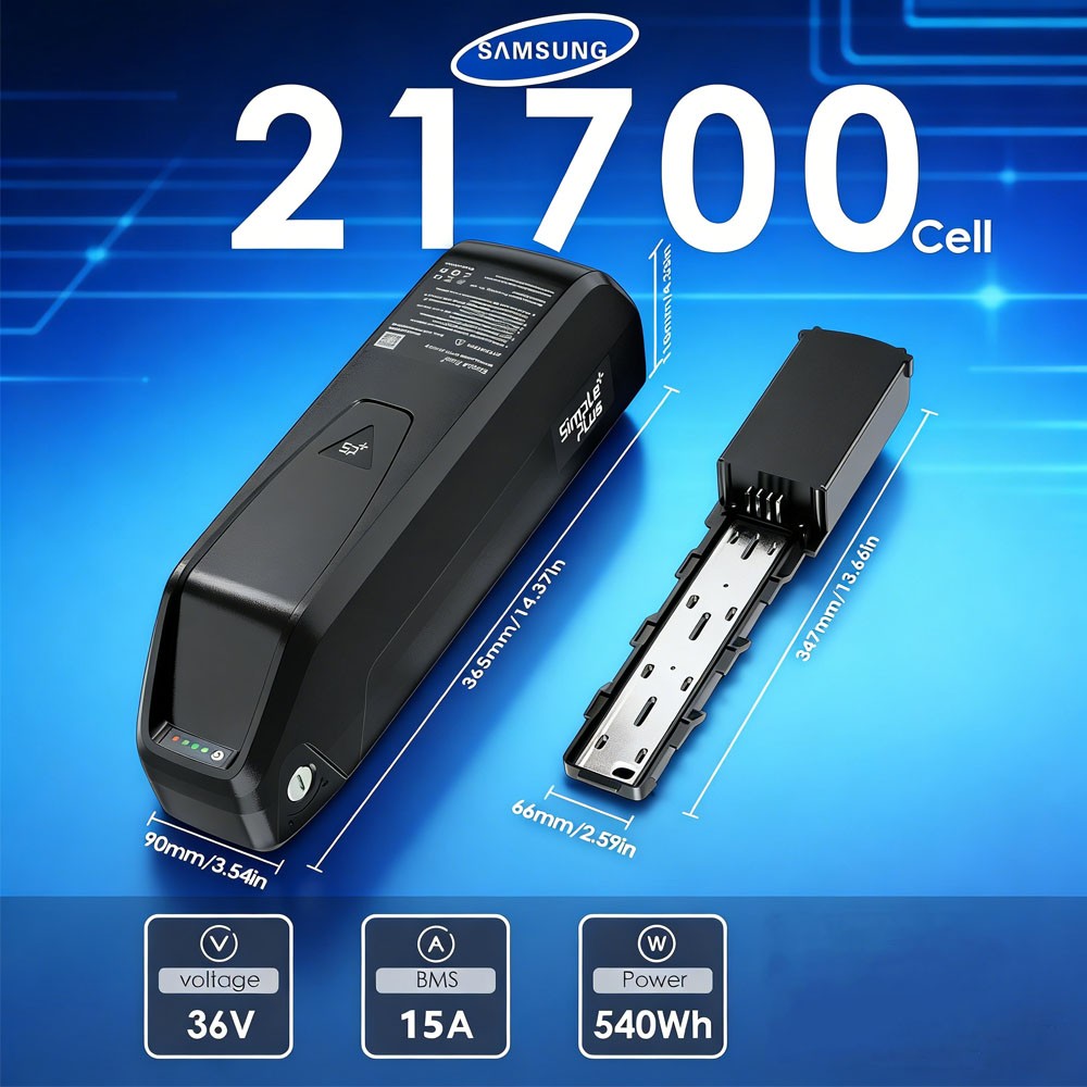 36V 15Ah 0-1000W Battery for Electric Motor 540Wh Lithium Battery