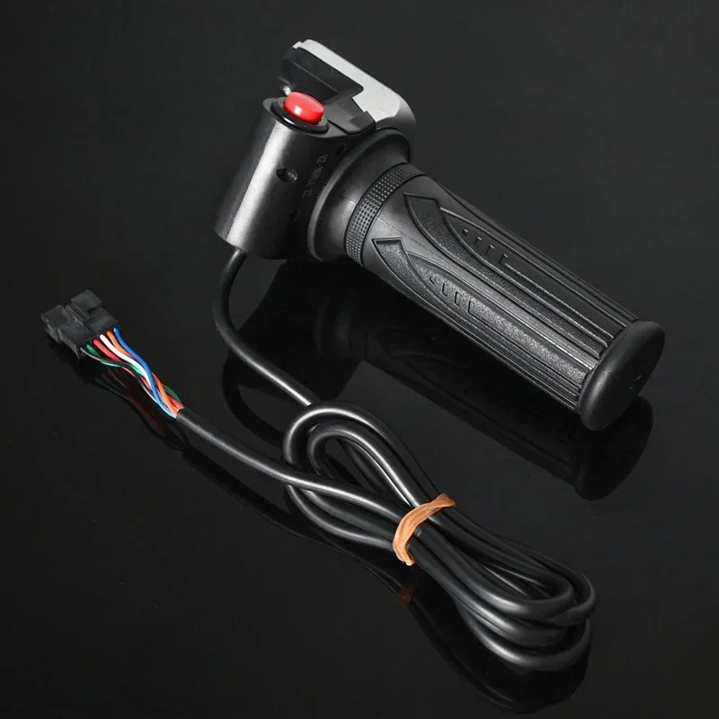 36V 48V E-Bike Throttle Accelerator Bicycle Grip Handlebar w/LED Display Scooter