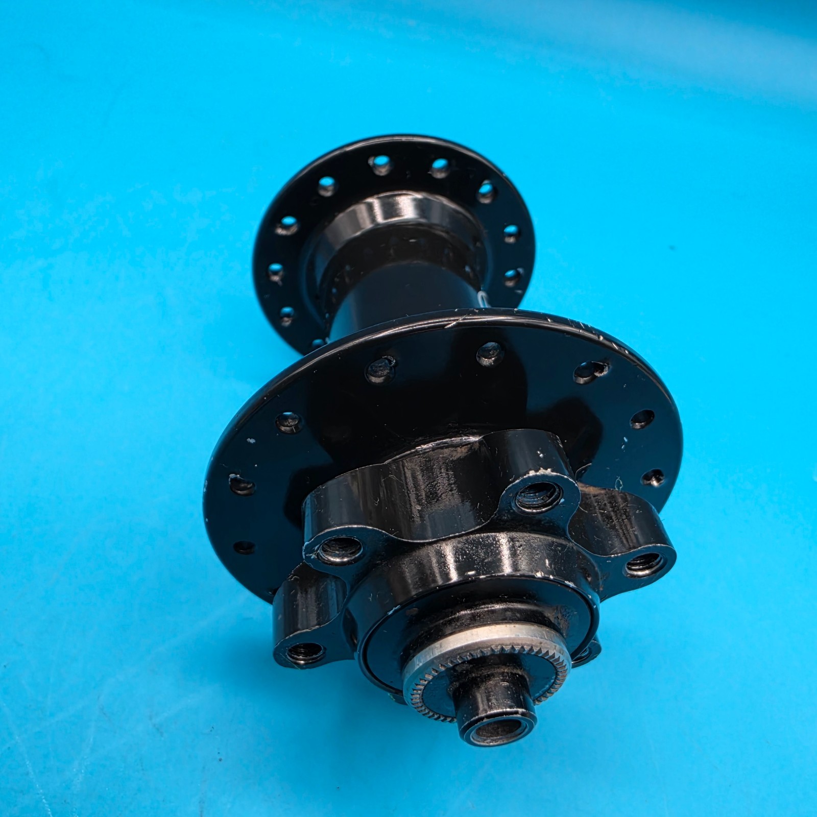 Bontrager Front Disc Brake Hub QR 100mm 28 Hole 6 Bolt Disc SMOOTH BEARINGS! g13