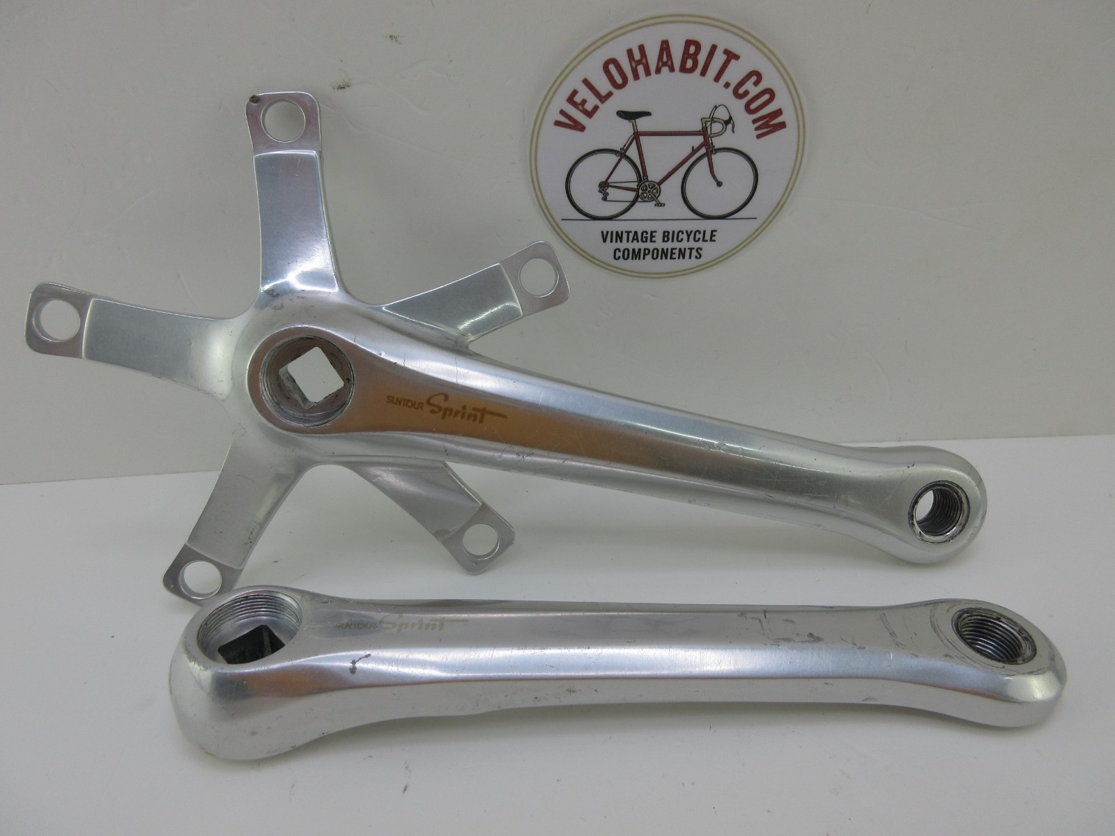 SunTour Sprint Vintage Crank Arms 170mm 130 BCD Square Taper Road Bicycle Japan