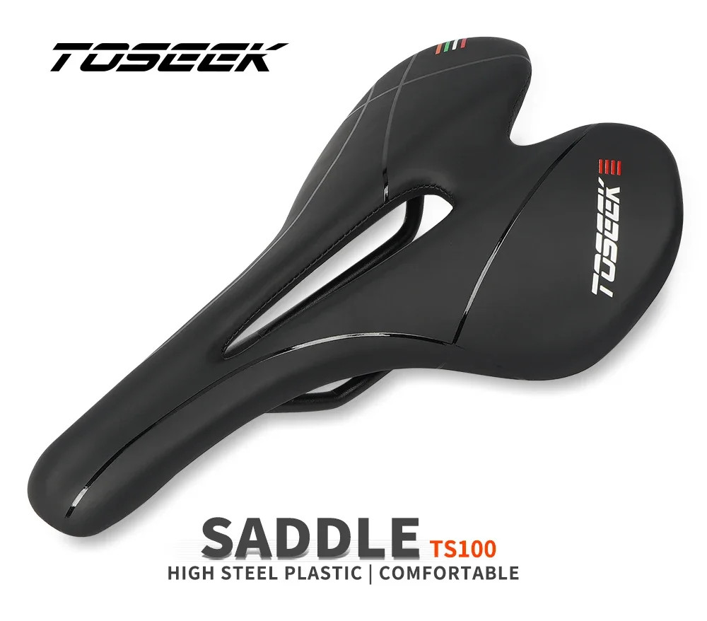 Plastic/Pvc Bicycle Saddle Breathable Leather Mtb Saddle Bicycle Accessories