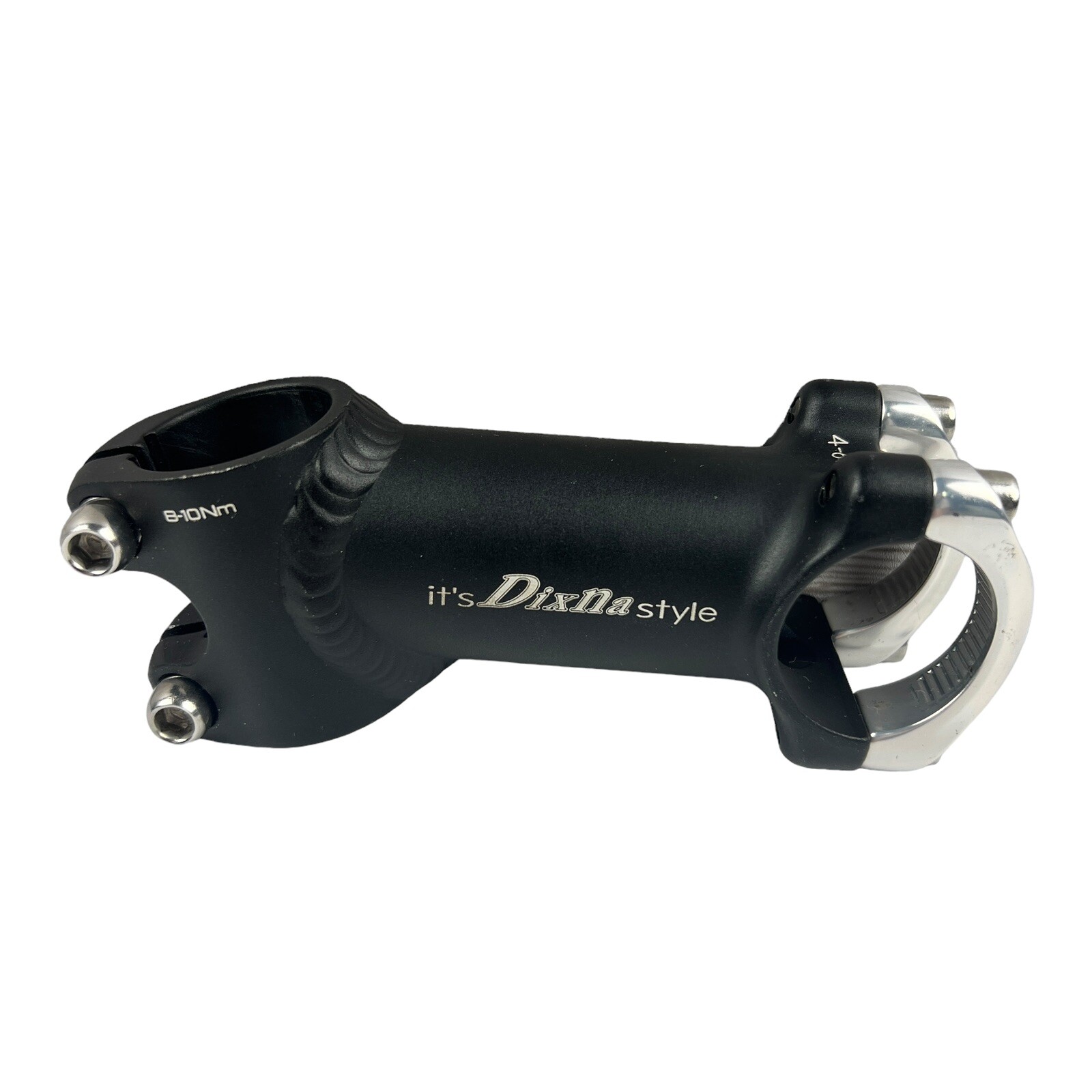 Dixna Fork Stem 90mm 31.8 4-6 Nm 8-10Nm Polished Black It’s Dixna Style