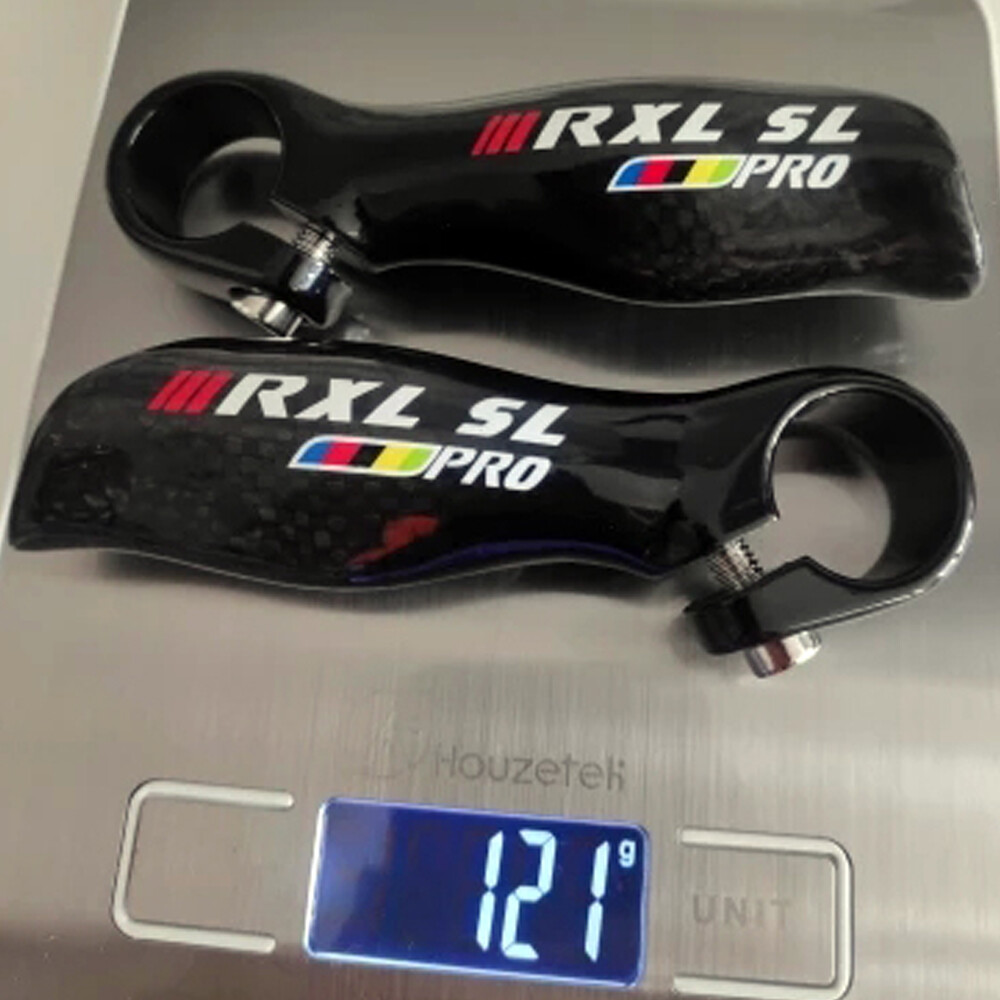 Mtb Carbon Bike Bar Ends 22.2mm Ultralight Glossy Small Auxiliary Handlebar Horn