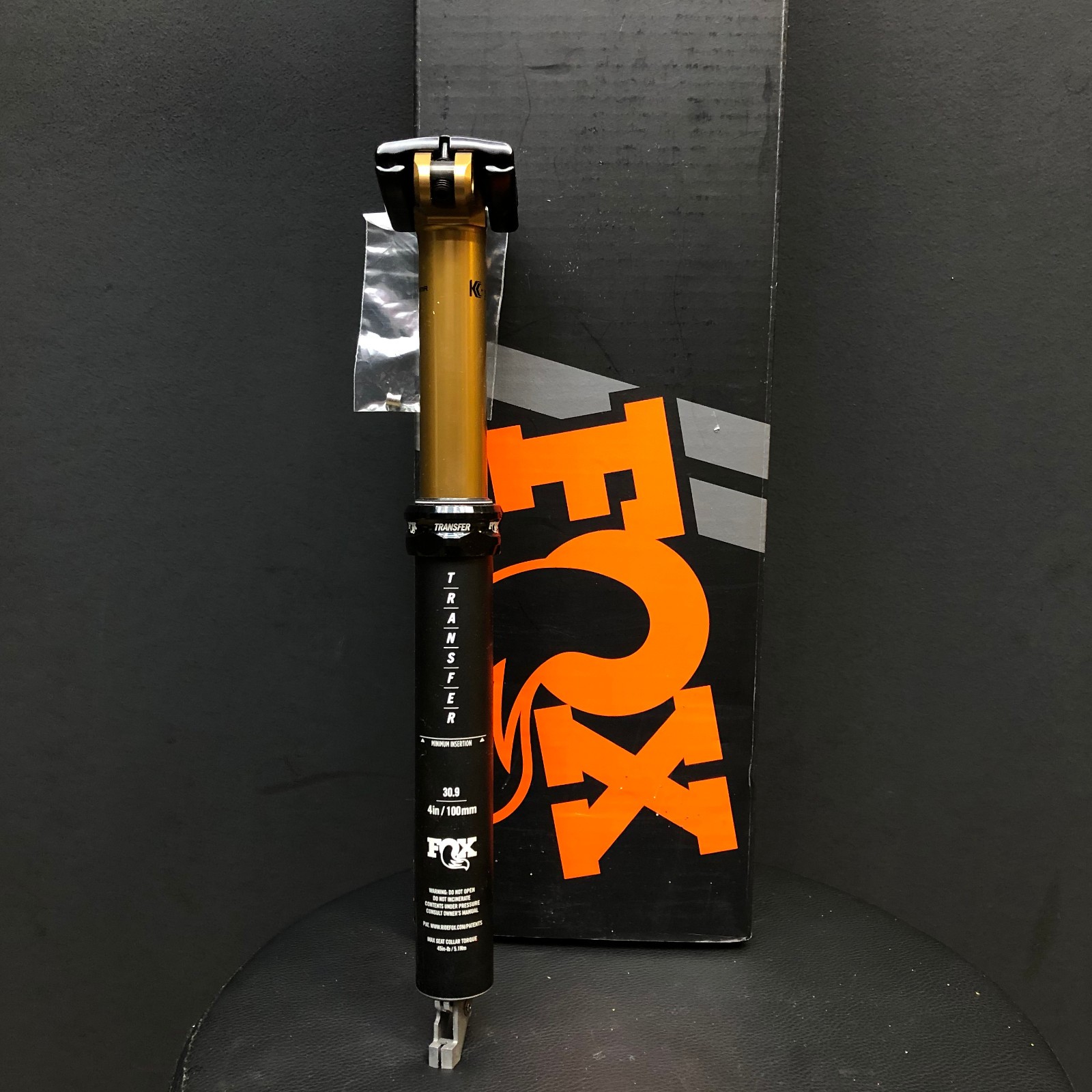 NEW Fox Factory Transfer Hydraulic Infinite Adjust Dropper Seatpost 30.9 100mm
