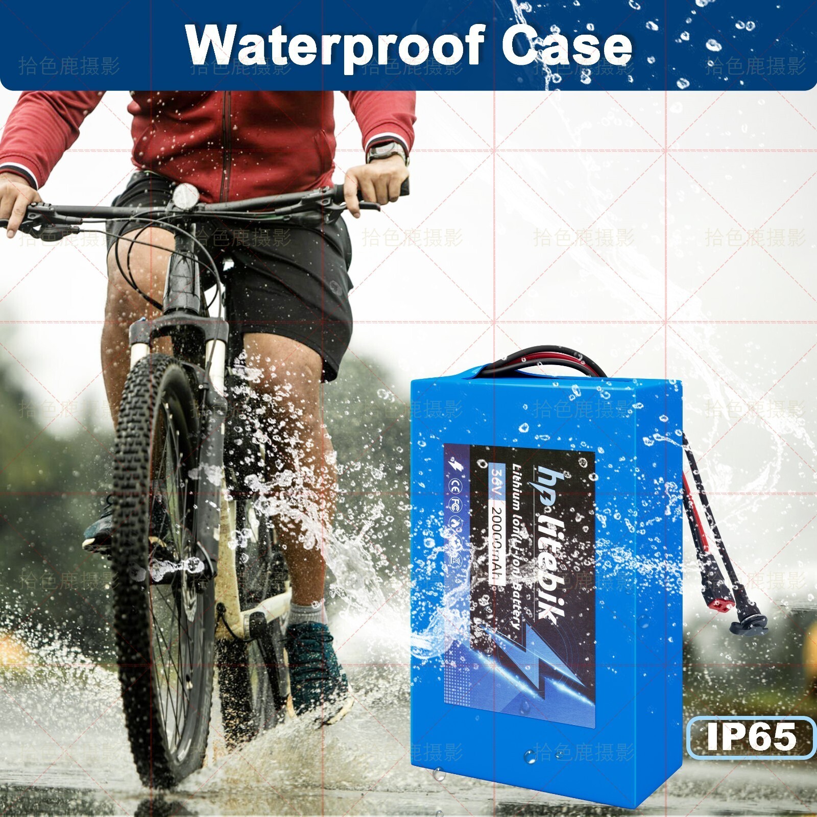 36V 20AH Li-ion Battery for≤1000W Ebike Scooter Electric Bicycle Charger 30A BMS