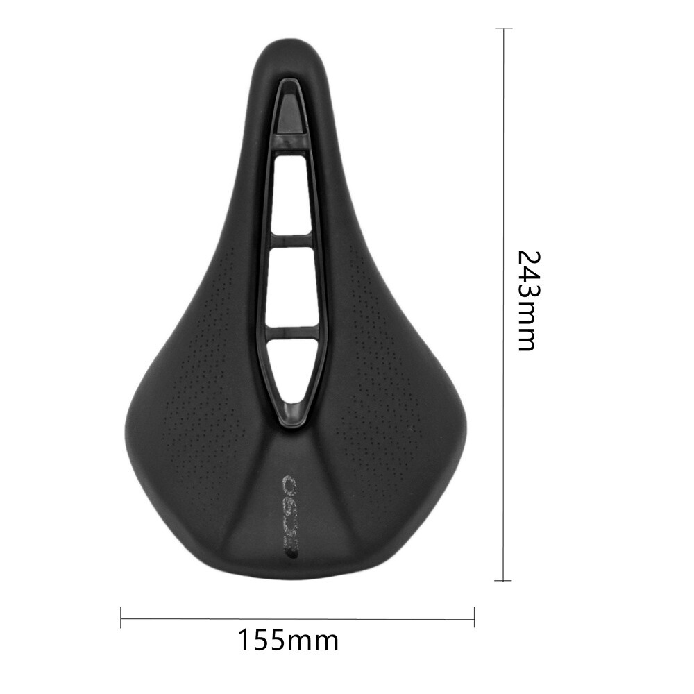 EC90 Road Bike Saddle Mountain Bike Racing Saddle PU Soft Seat Cushion 243*155mm