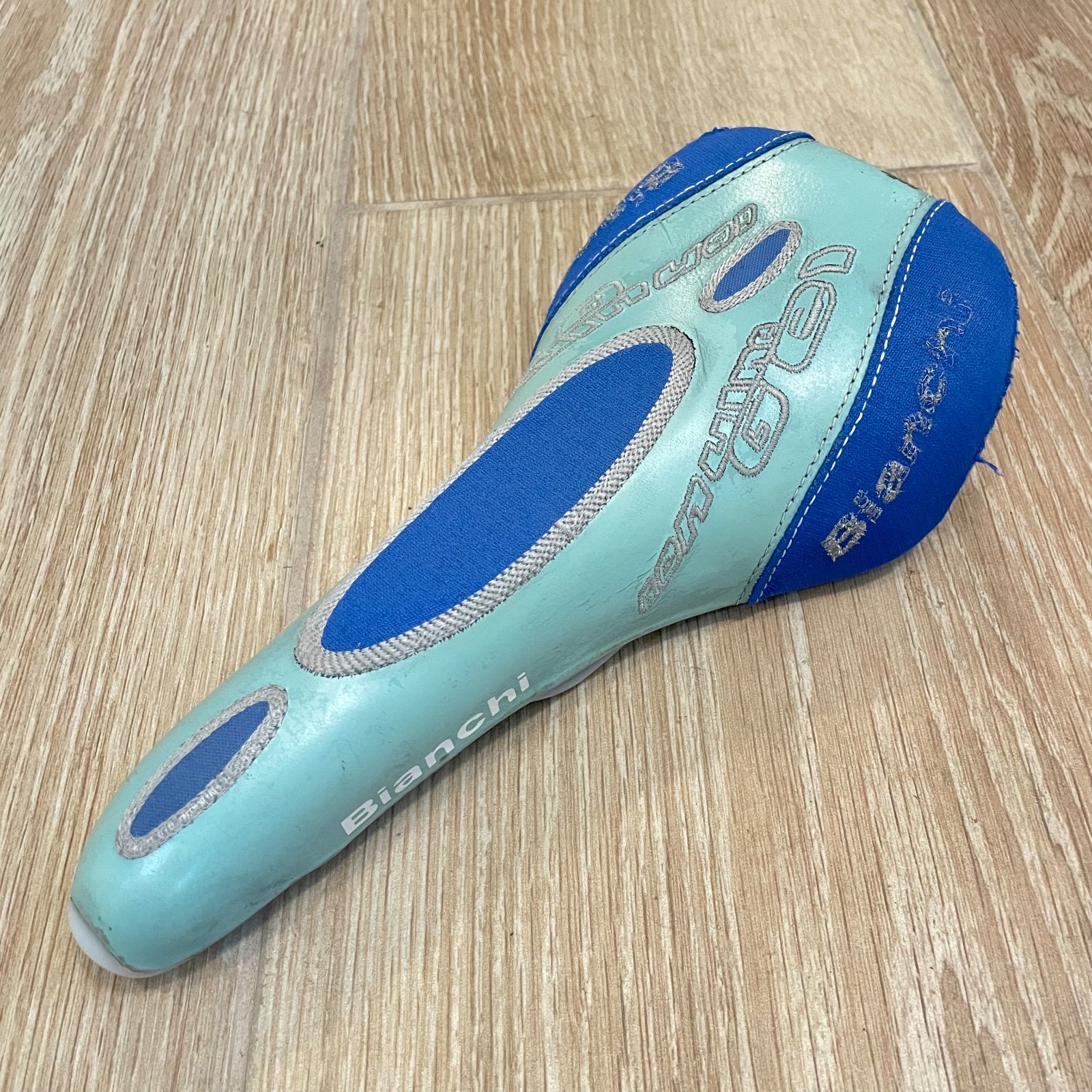 SELLE ITALIA TRIMATIC BIANCHI VINTAGE SADDLE SEAT RACING ROAD BIKE