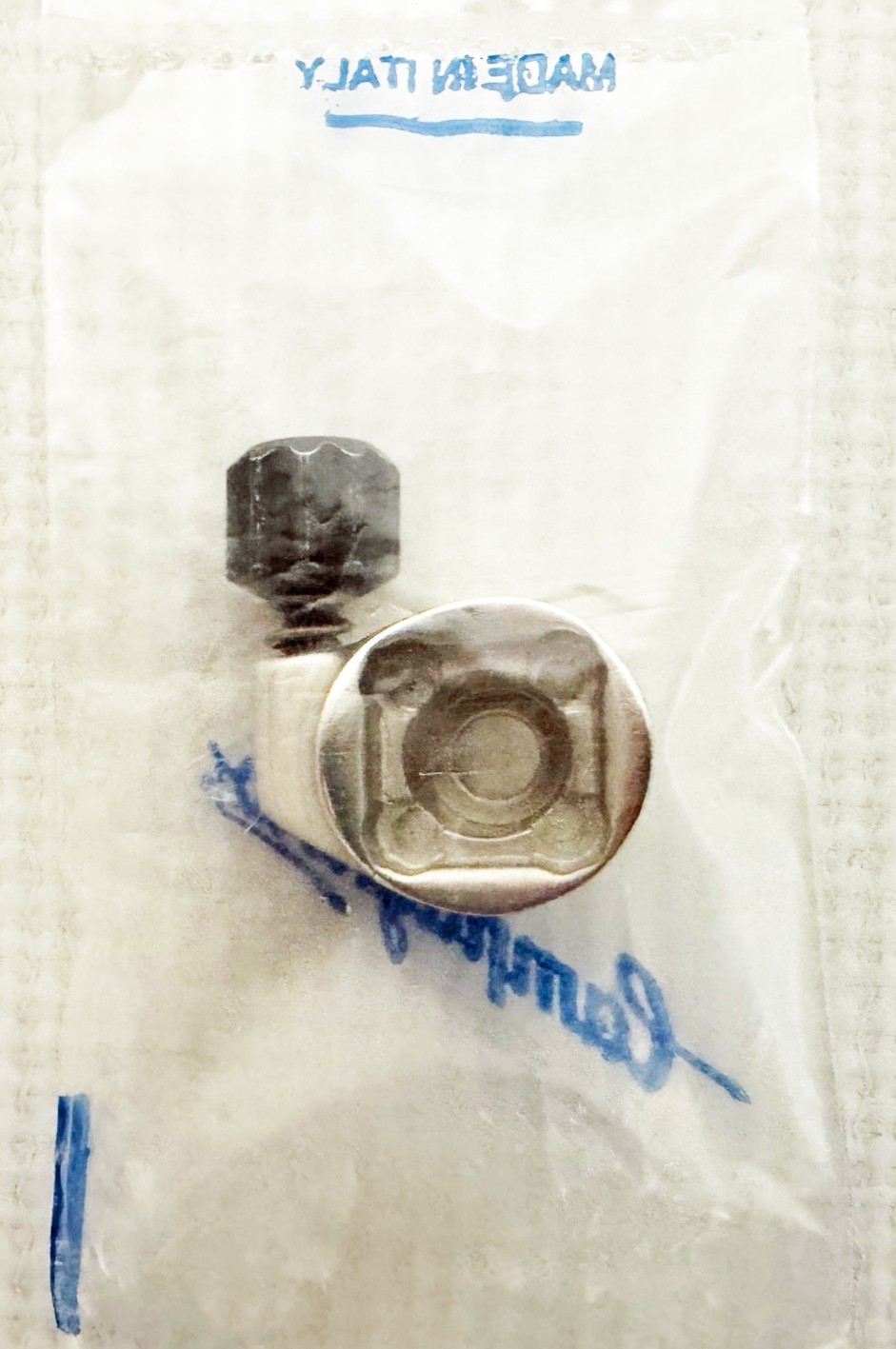 Vintage Campagnolo Down-Tube Adjustable Cable Housing Stops, Curved – NOS