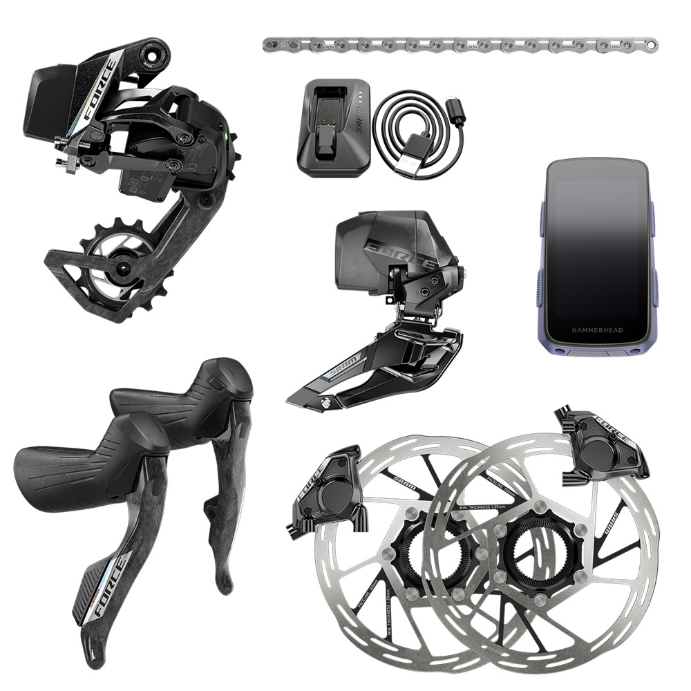 SRAM Force eTap AXS Road Groupset – 2×12-Speed, HRD Shift/Brake Levers, FM