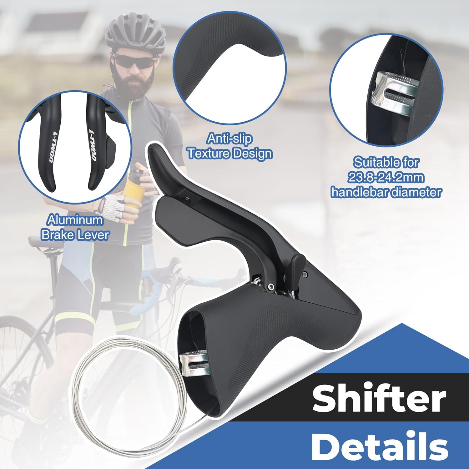 Road Bike Groupset 1 X 9 Speed Includes Bike Shifter Set and Rear Derailleur Bic