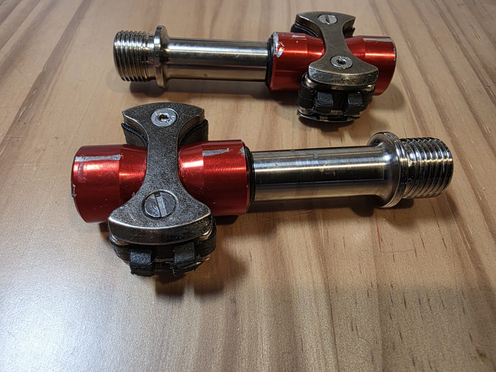 Speedplay Zero Style Clipless Pedals Titanium Alloy Anodized Red