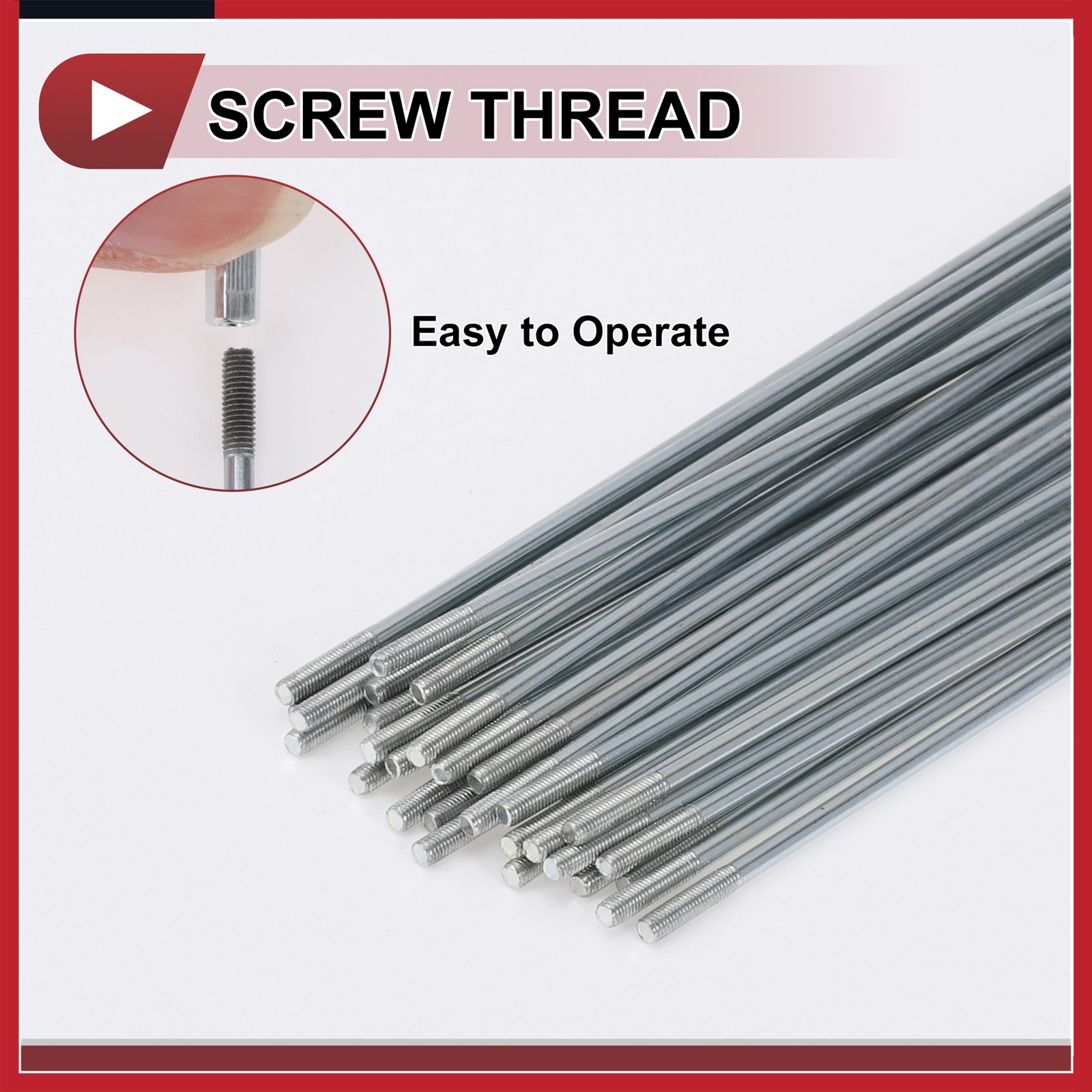 36Set 12G Bicycle Spokes 169mm Bike Wheel Spoke 45 Steel Galvanized Silver Tone