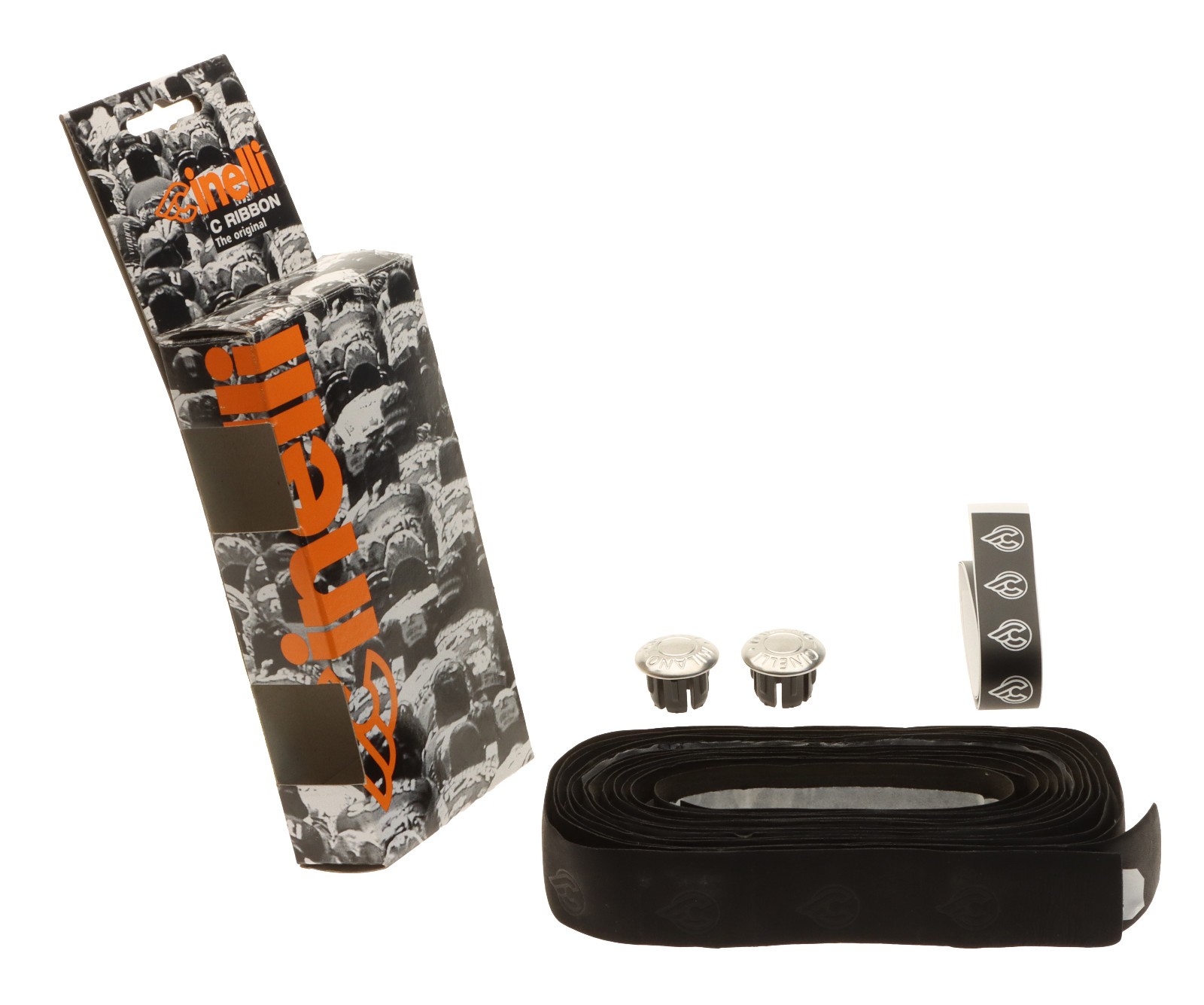 Cinelli Imperial Leather C Ribbon Handlebar Tape Black Smooth NEW NOS NIB