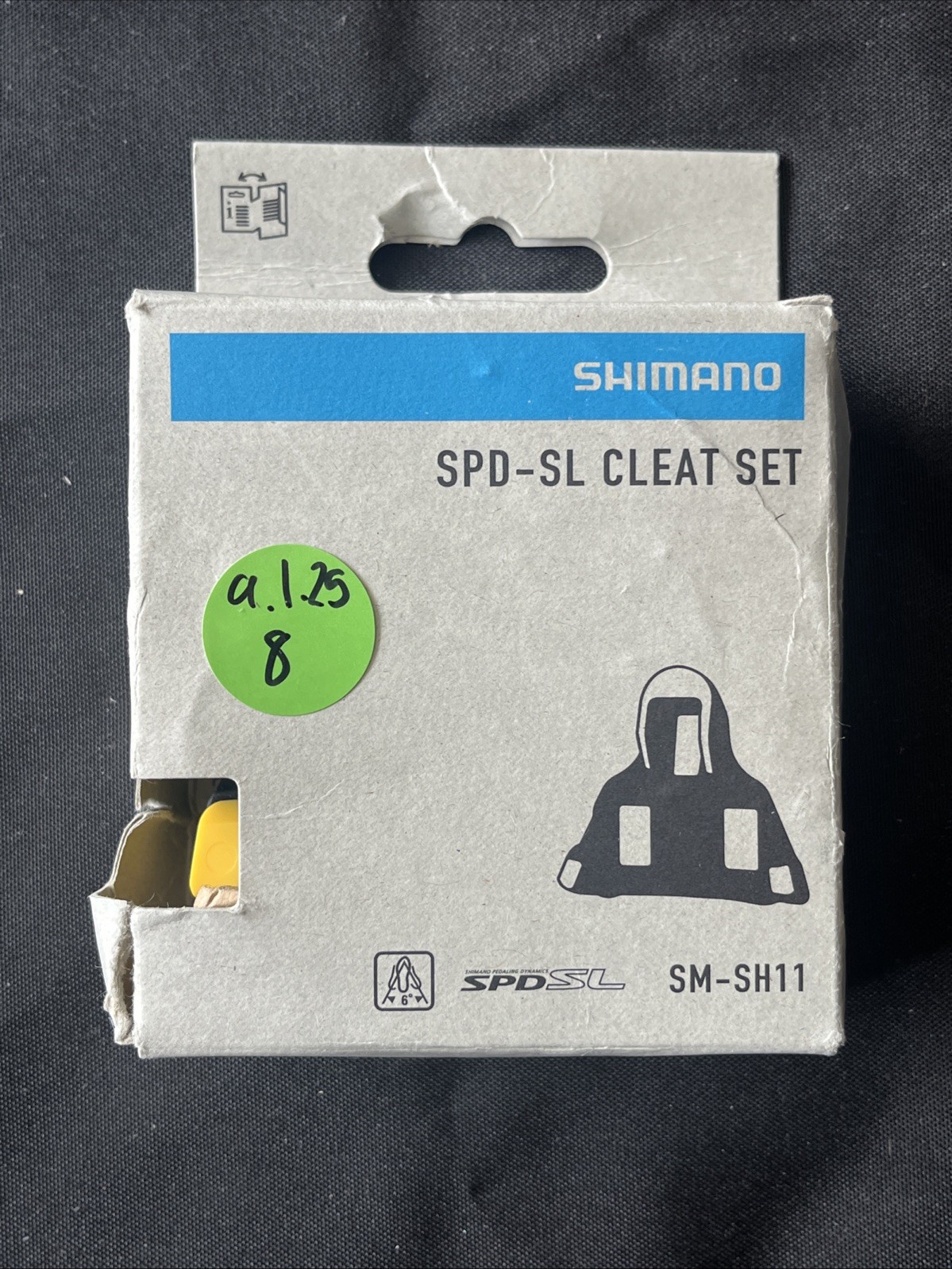Shimano SM-SH11 Pedal Notches 6 Degrees SPD-SL Cleat Set