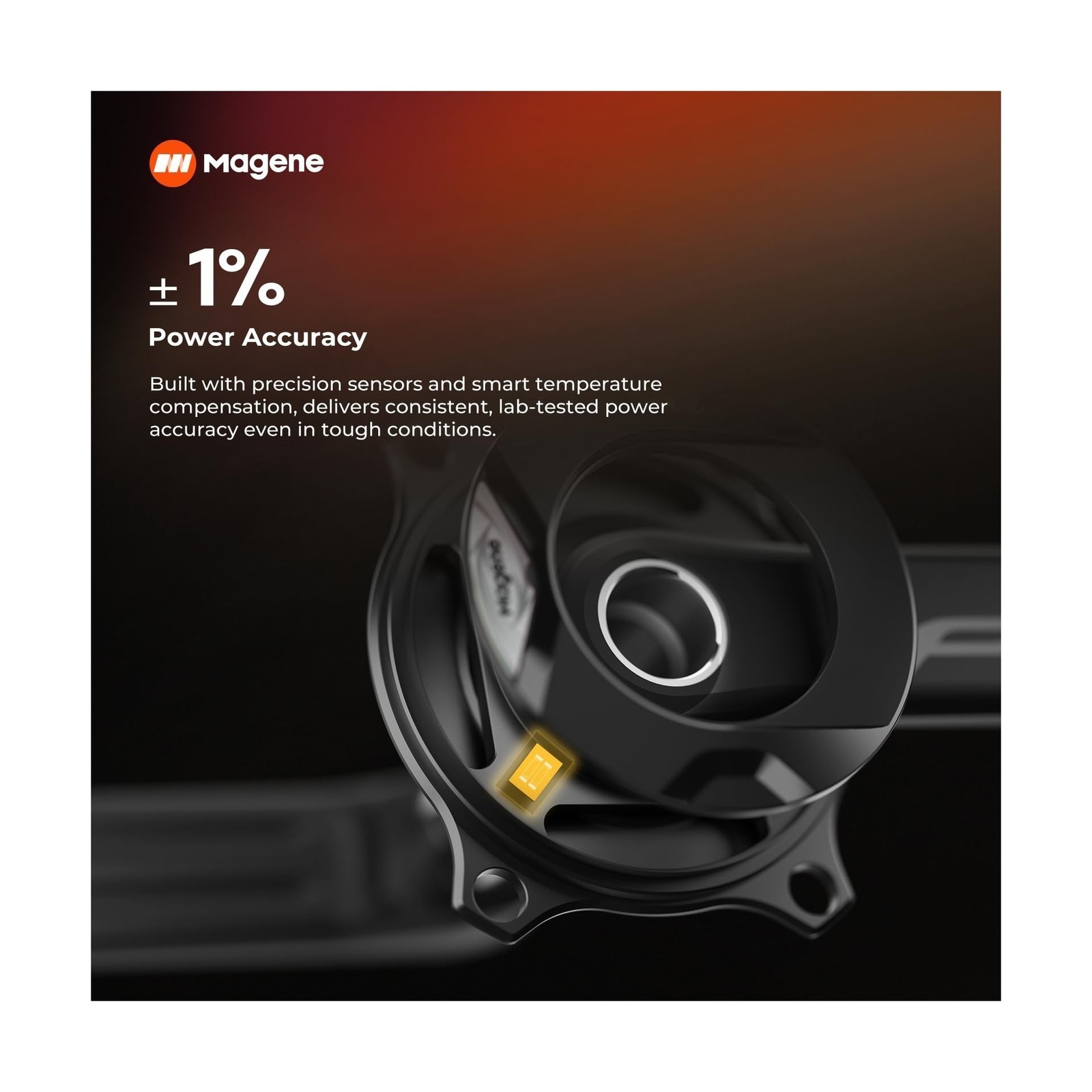 Magene PES P505/P515 Power Meter Crankset – ±1% Accuracy, 625g Lightweight,