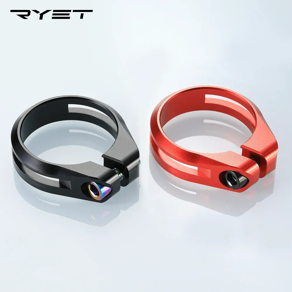 Ryet Bike Seat Post Clamp CNC Aluminum Alloy Super Light Cycling Saddle Seat Pos