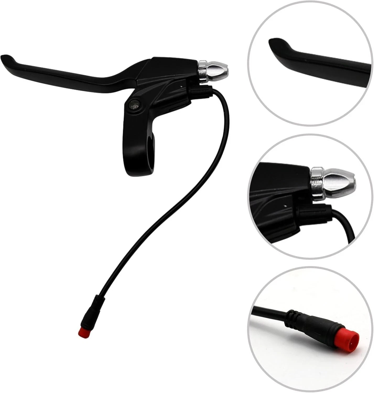 108PDD Ebike Brake Lever Set 2 Pin Male Brake Levers Left and Right Power Off…