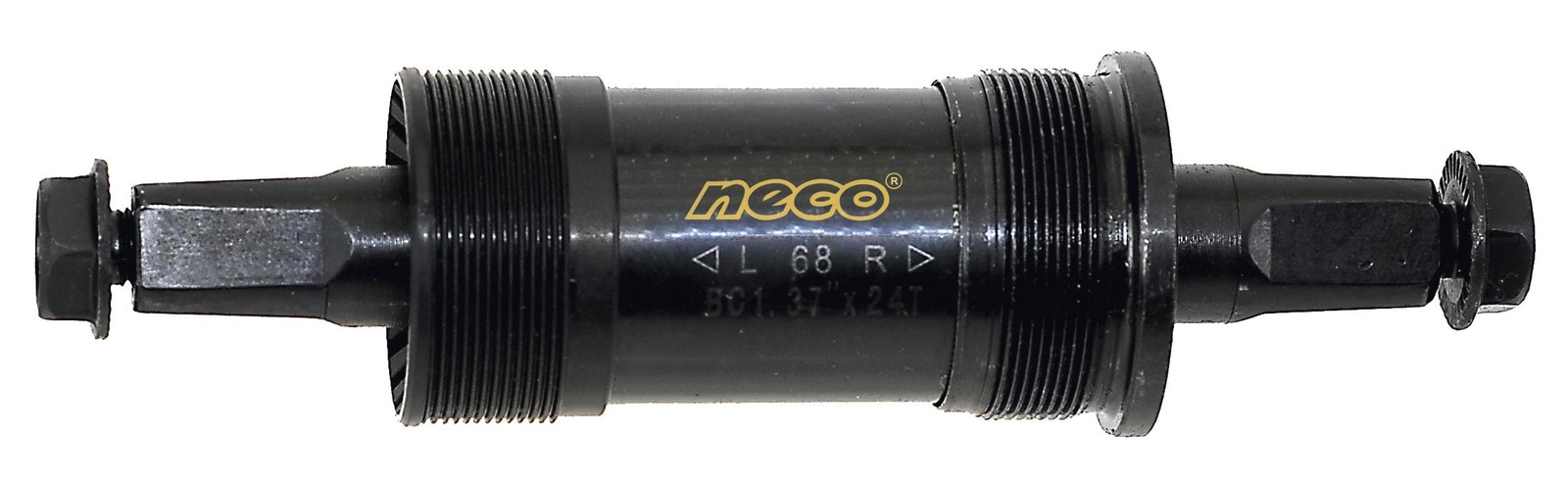 Neco 68 x 131 mm SRQ/JIS Nylon/Steel Sealed Cartridge 68 x 131 mm, Black