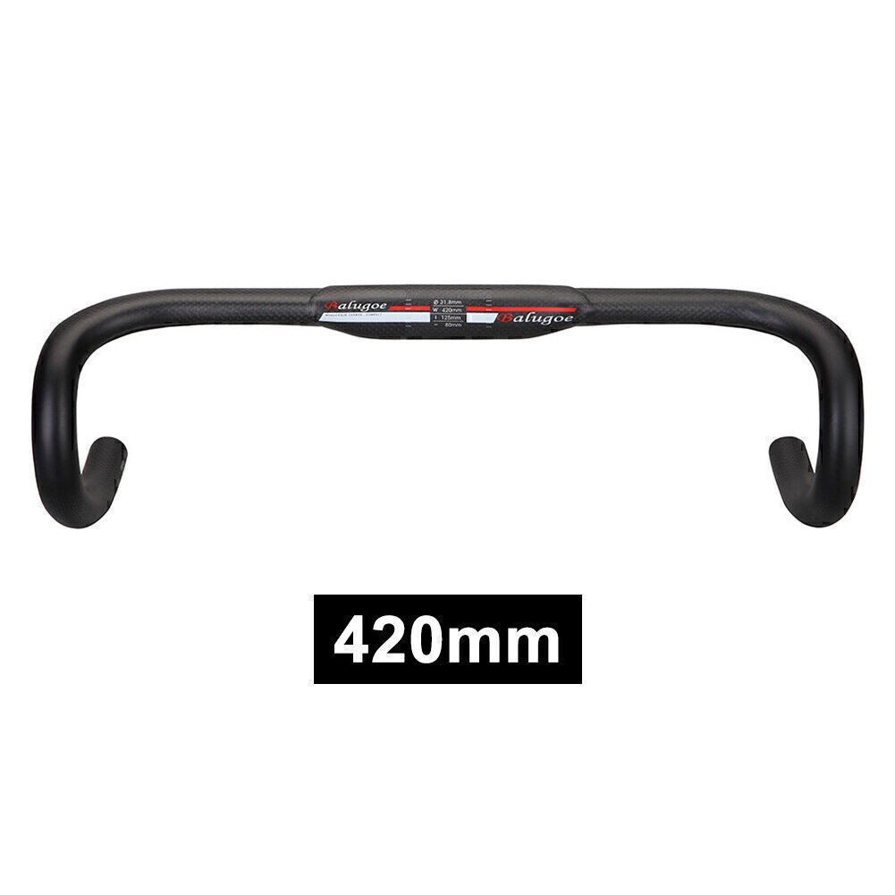 EC90 Road Bike Drop Bar Handlebar Carbon Fiber Bicycle Bars 31.8*400/420/440mm