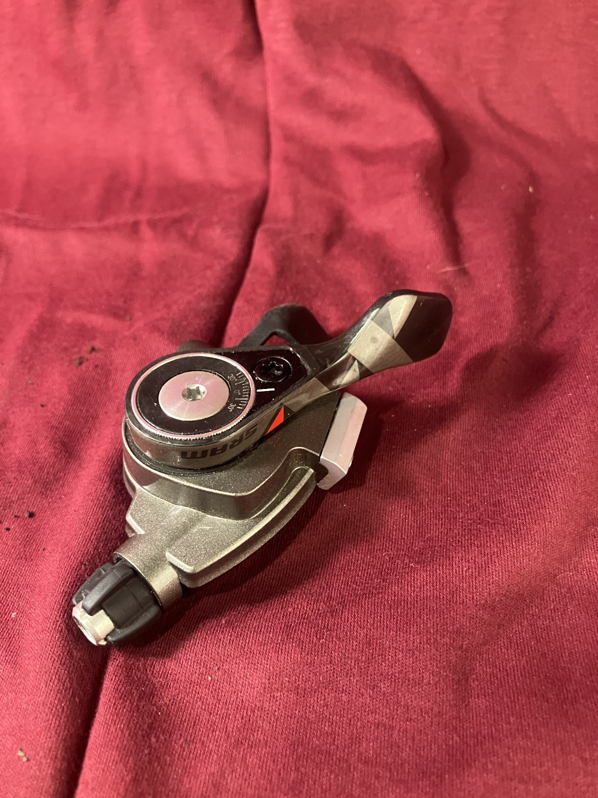 SRAM XX Trigger shifter, 2 speed, left, Black, without clamp | 82 grams