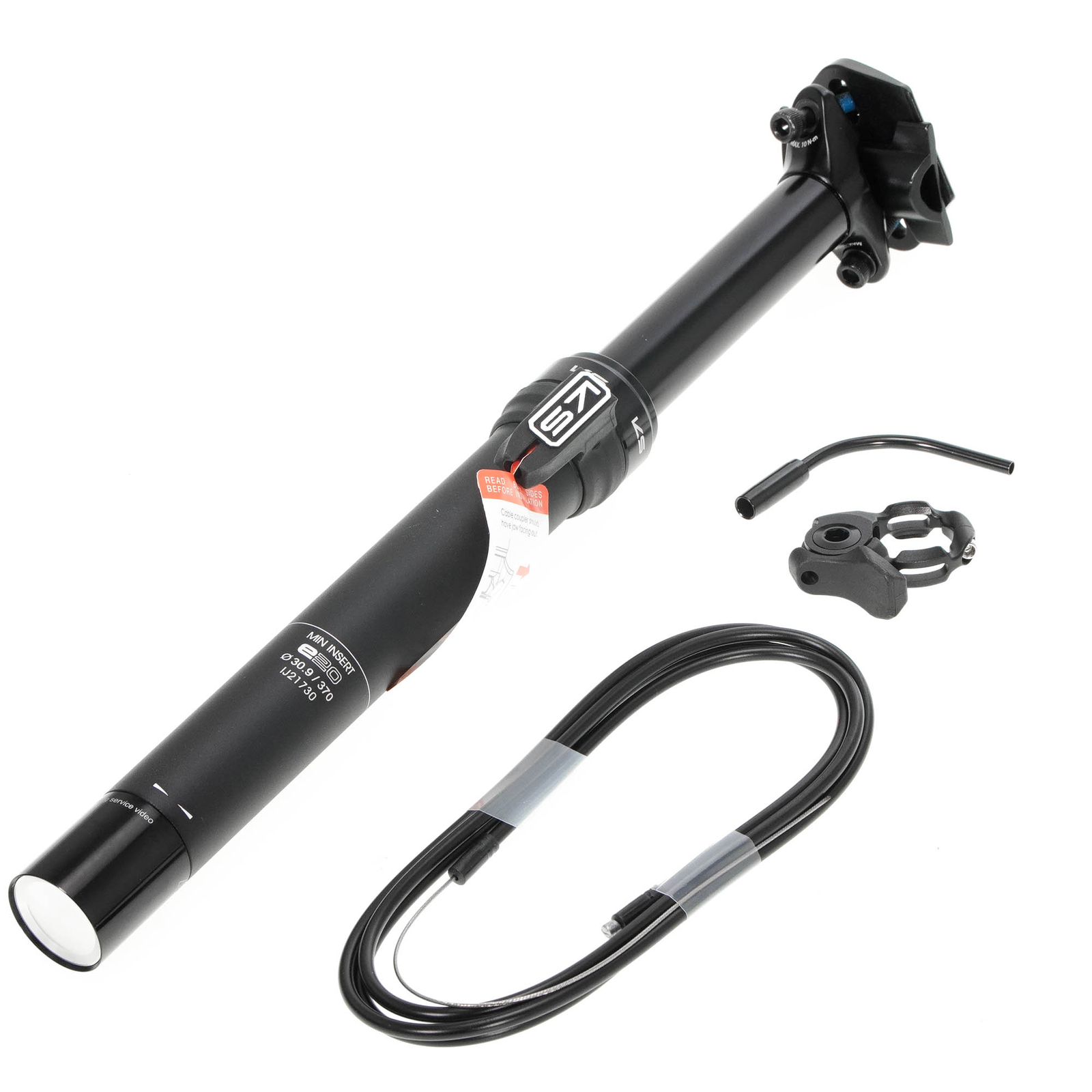 KS E20 e20 External MTB Dropper Seatpost 30.9/31.6mm x 370/425/480mm W/Remote