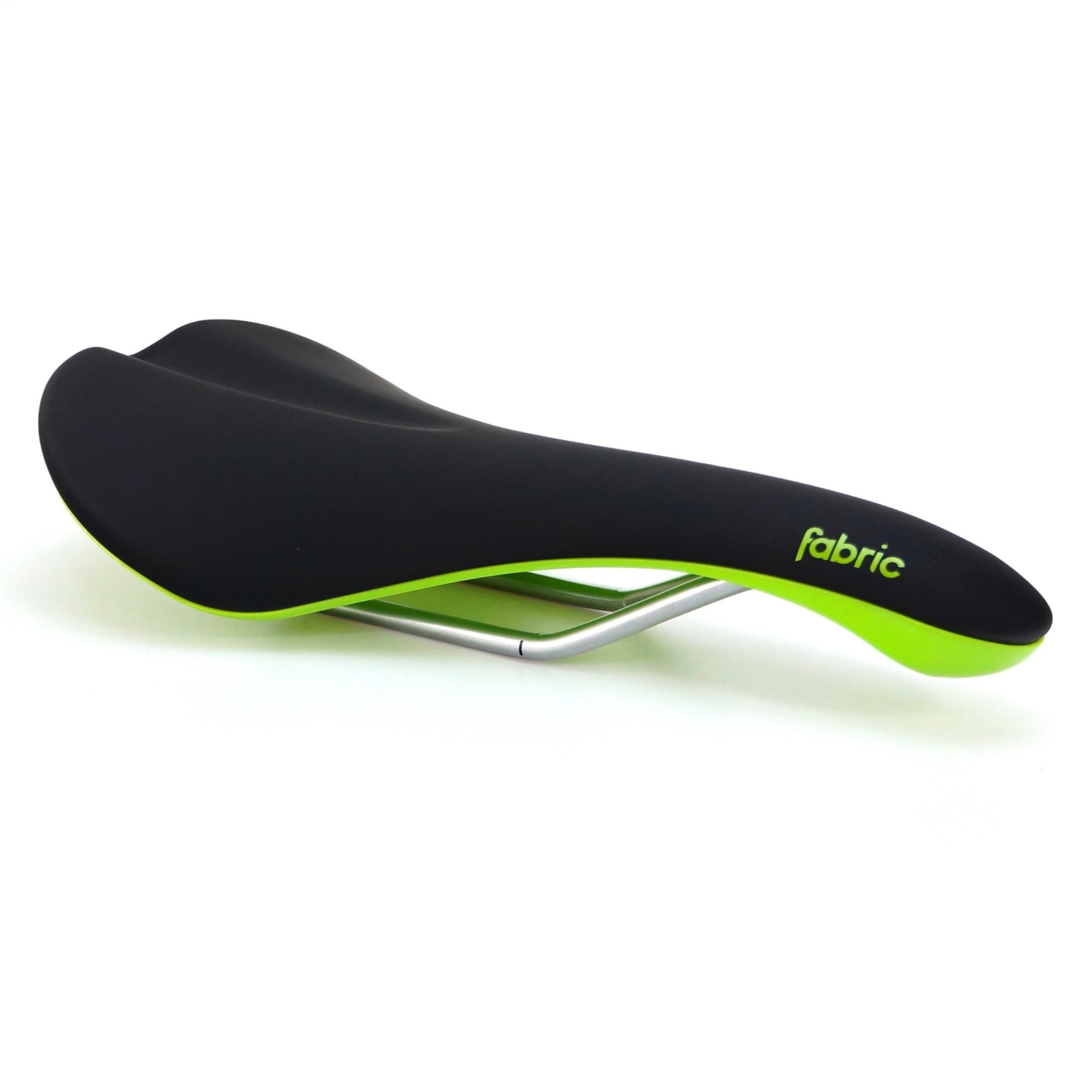 Fabric Scoop Elite Radius Comfort Saddle MTB Road Bicycle Black/Green