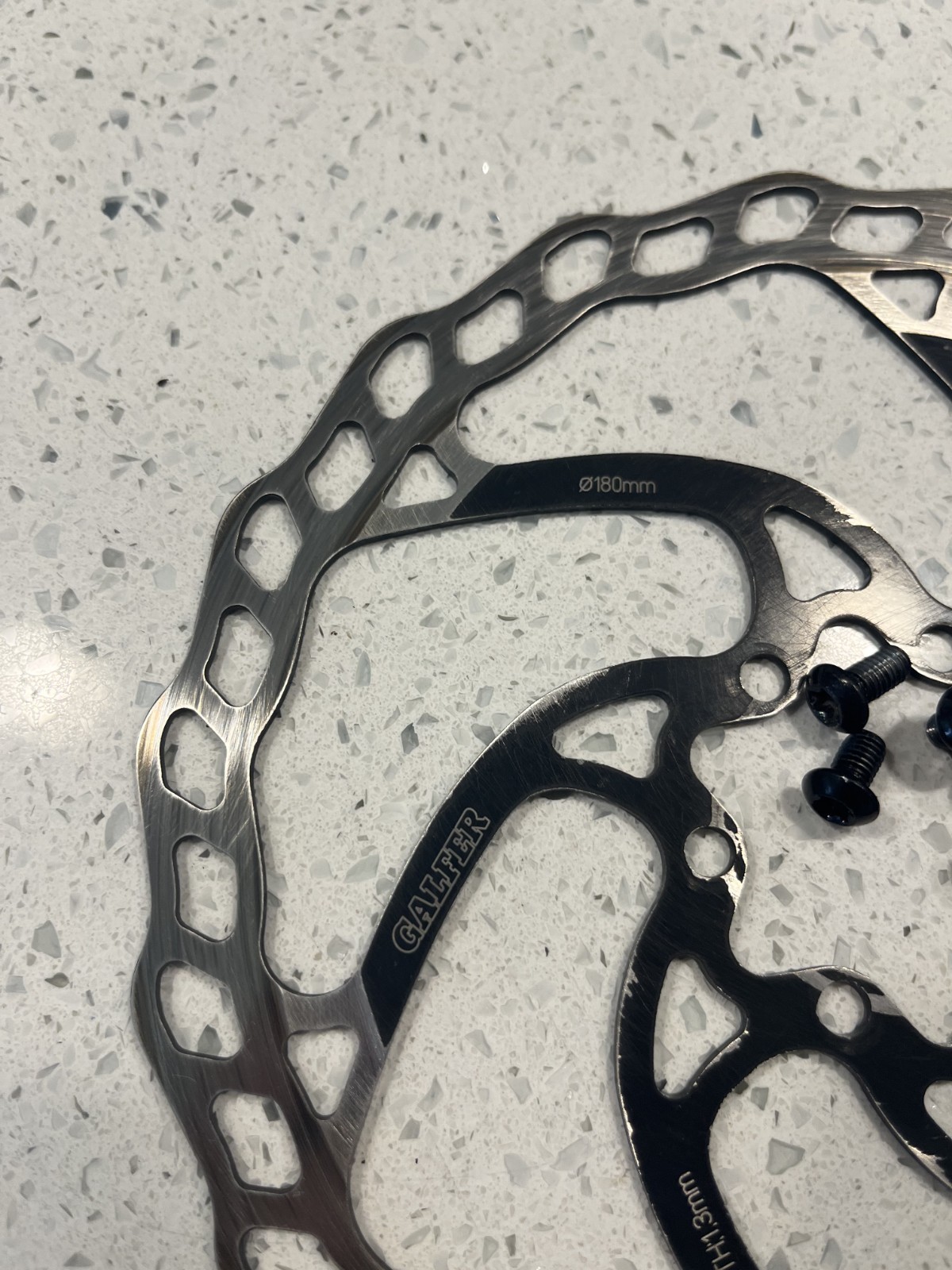 Galfer Wave Mountain Bike MTB E-Bike Disc Brake Rotor – 180mm, 6-Bolt