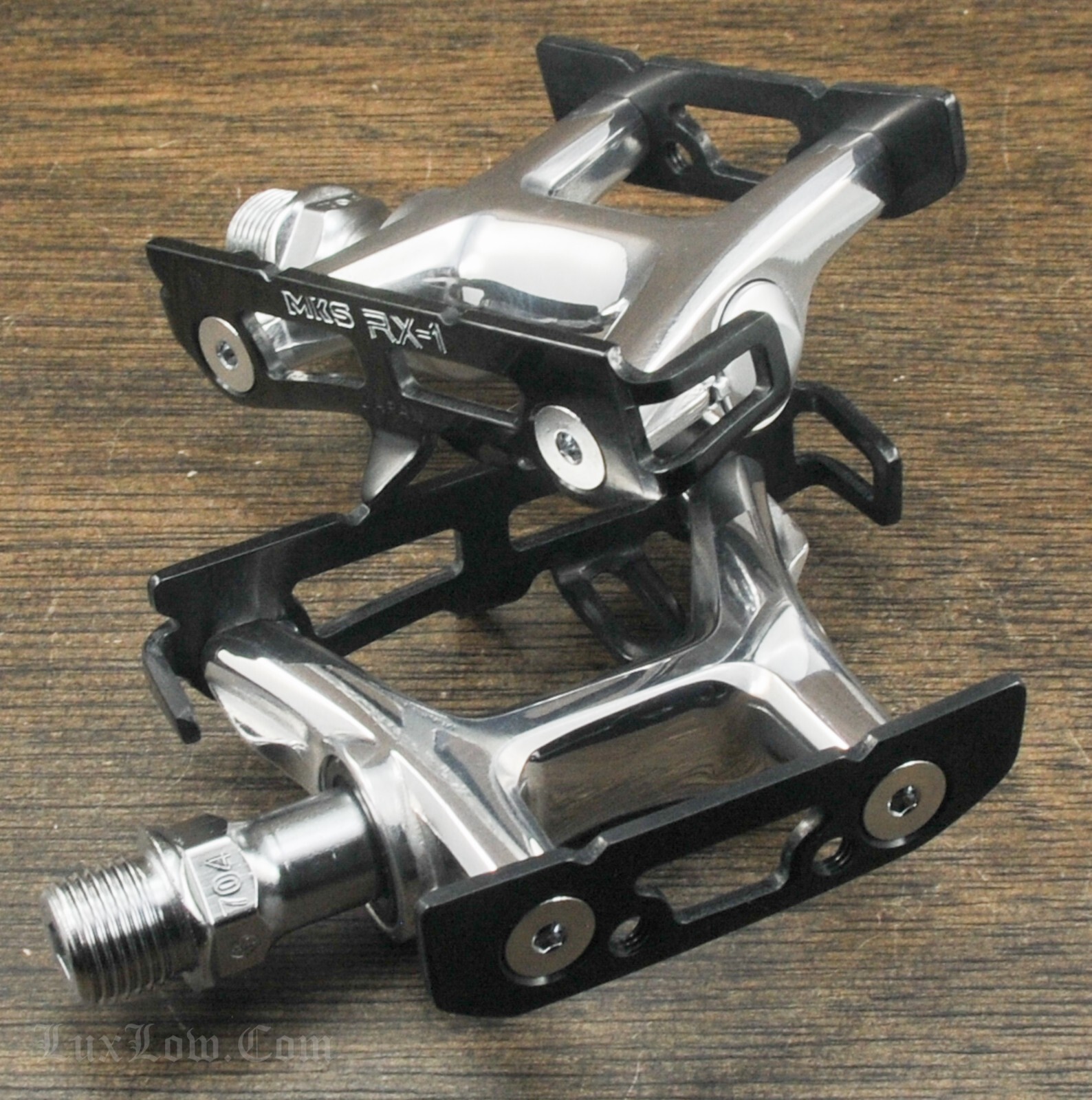 NOS MKS RX-1 (NJS) Track Bike PEDALS 9/16″ Keirin Race Fixed Gear Bicycle Fixie