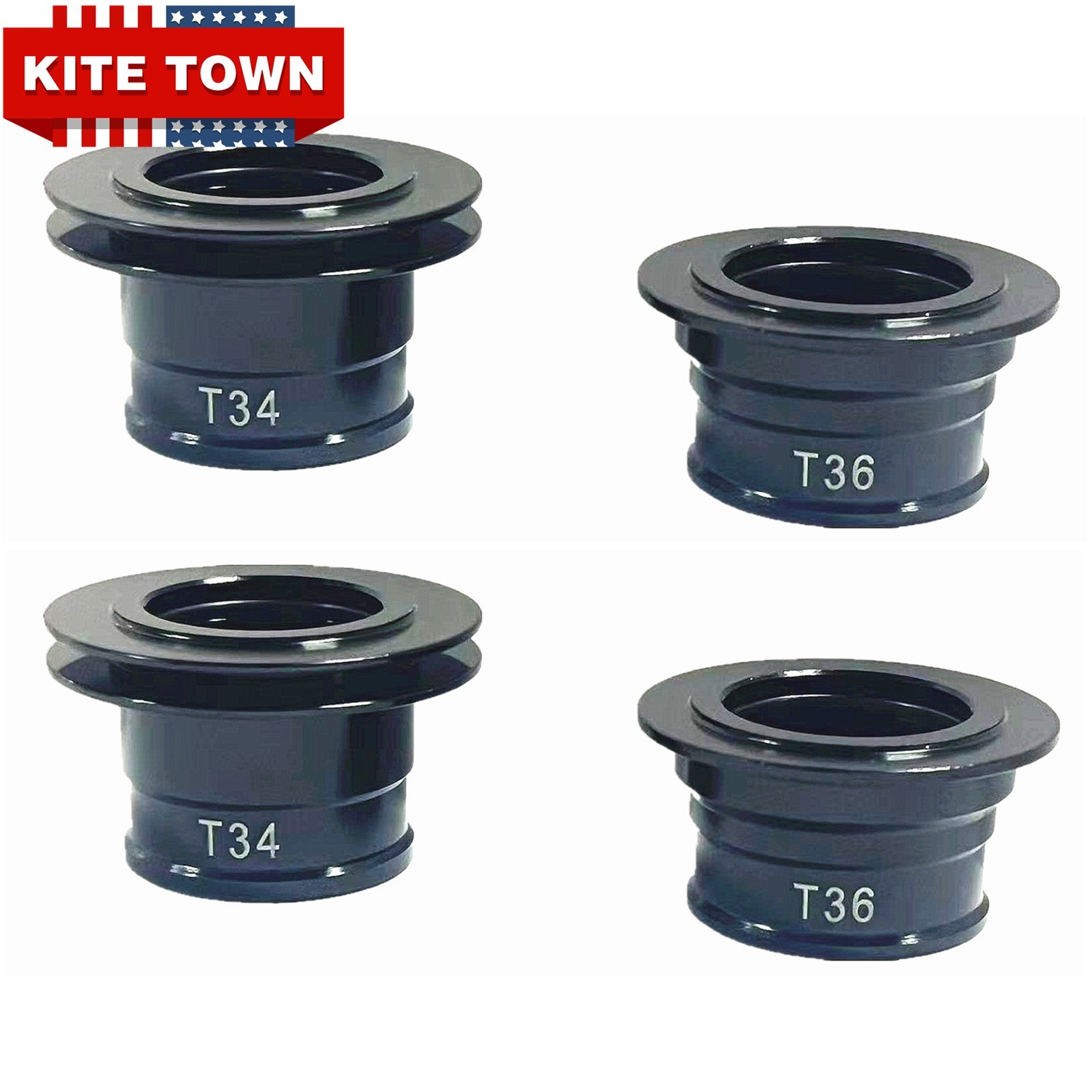 2 Pair T34+T36 XD/HG MTB Hub Endcap Adapter For Koozer 2023 Year’s XM390 460 490