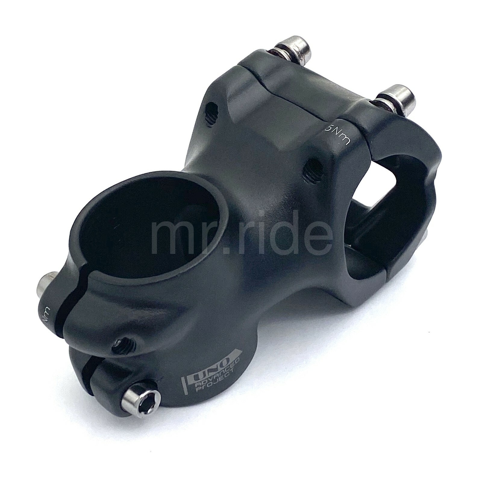 UNO Stem Alloy Short Bike Stem 31.8 X 35/45/55/65mm Black (19AP)