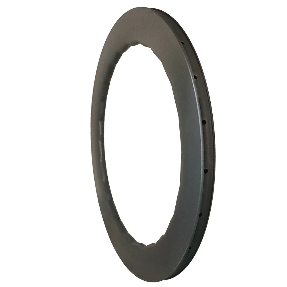 700C 1 pcs Wave Bike Carbon Rims 28mm Width Tubeless Tubular 35-80mm Depth