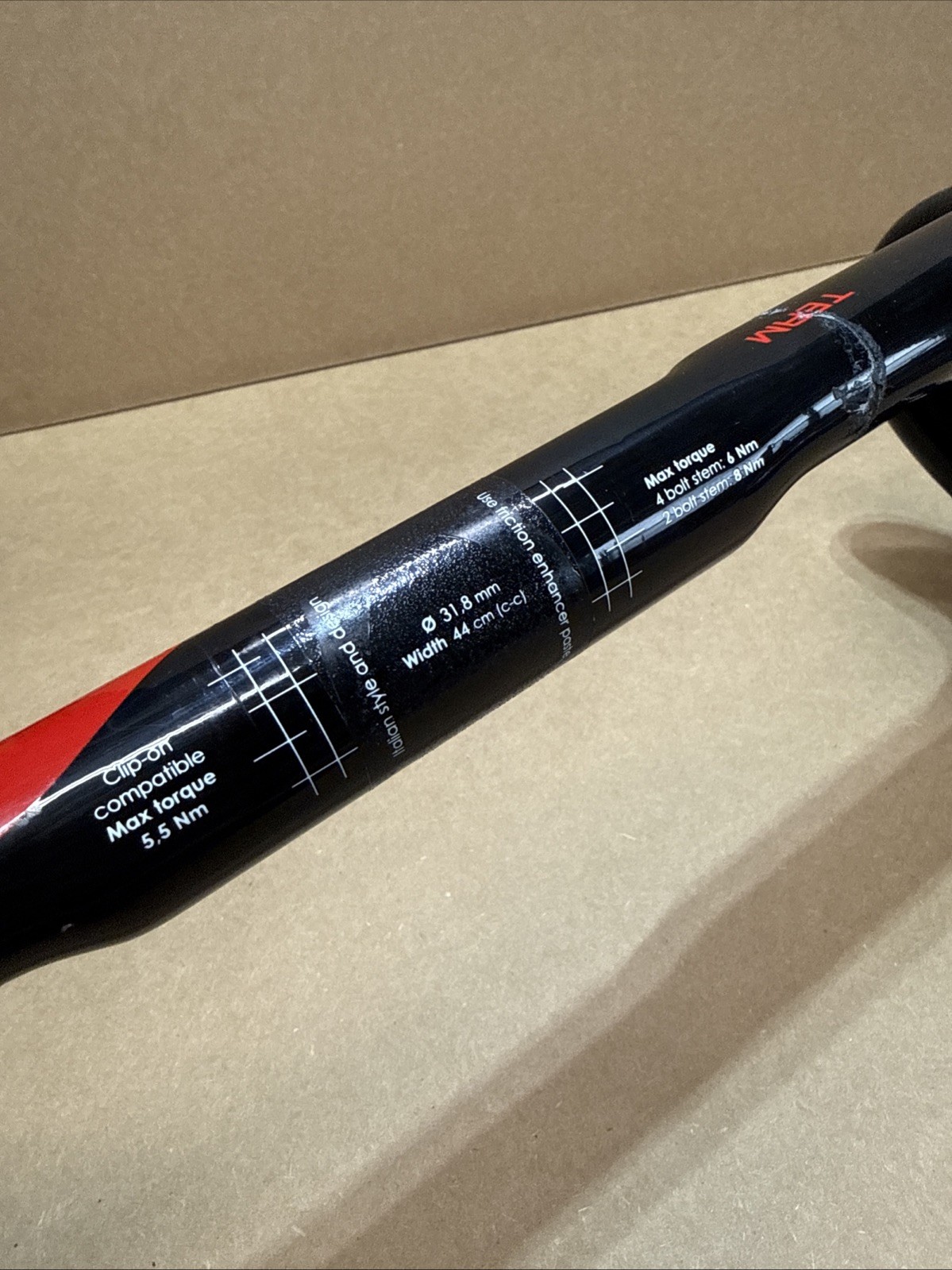3T Team Carbon Fiber Road 44cm x 31.8 Bicycle Bike Drop Road Bars Handlebars TTT