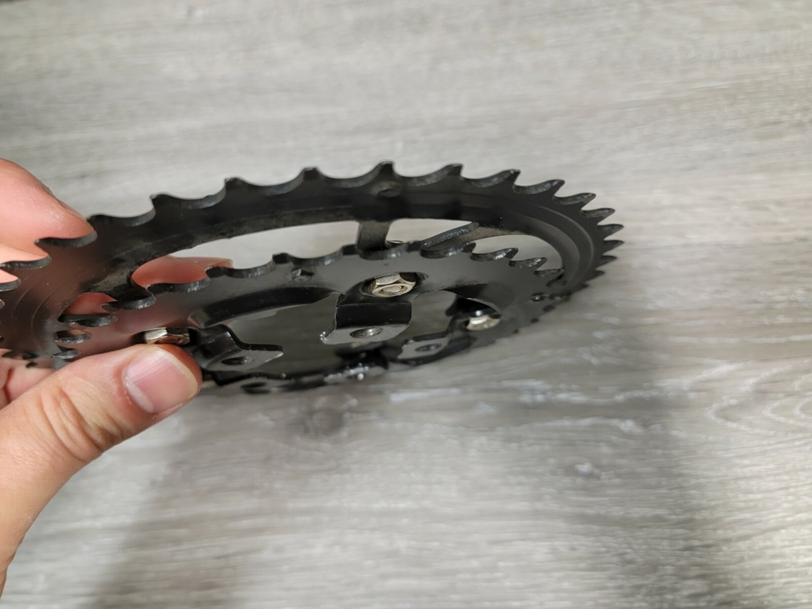 Tracer Bike Chainring Index 42 34 Tooth Steel 58 BCD Mount