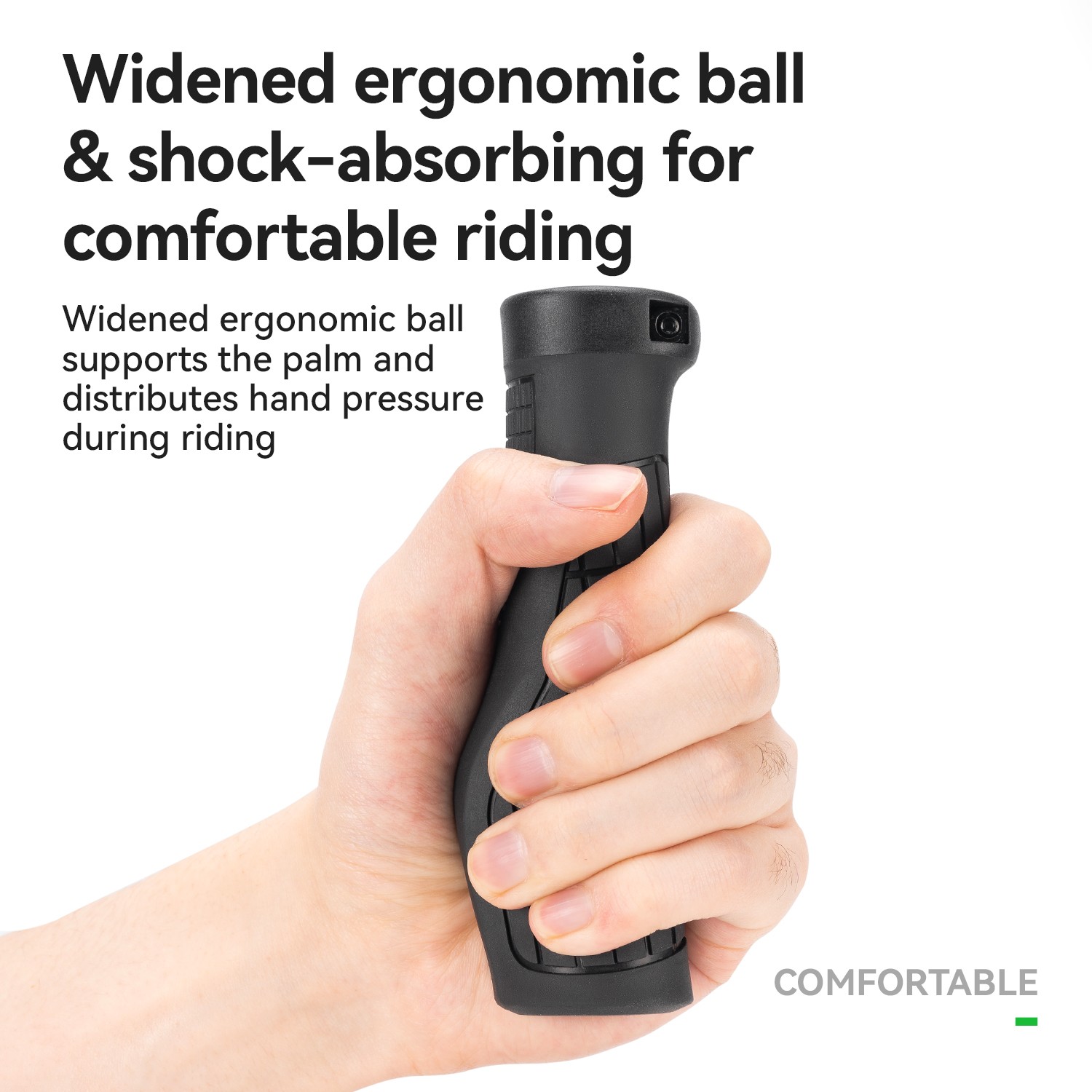ROCKBROS Bike Grips Ergonomic Non-Slip Comfort Handlebar Grips Single Lock-on