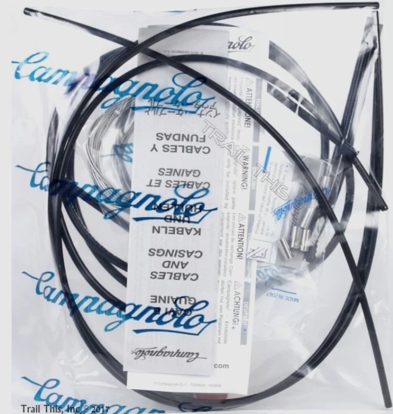 Campagnolo ErgoPower UltraShift Bike Brake/Shifter Shift Cable/Housing Set Black
