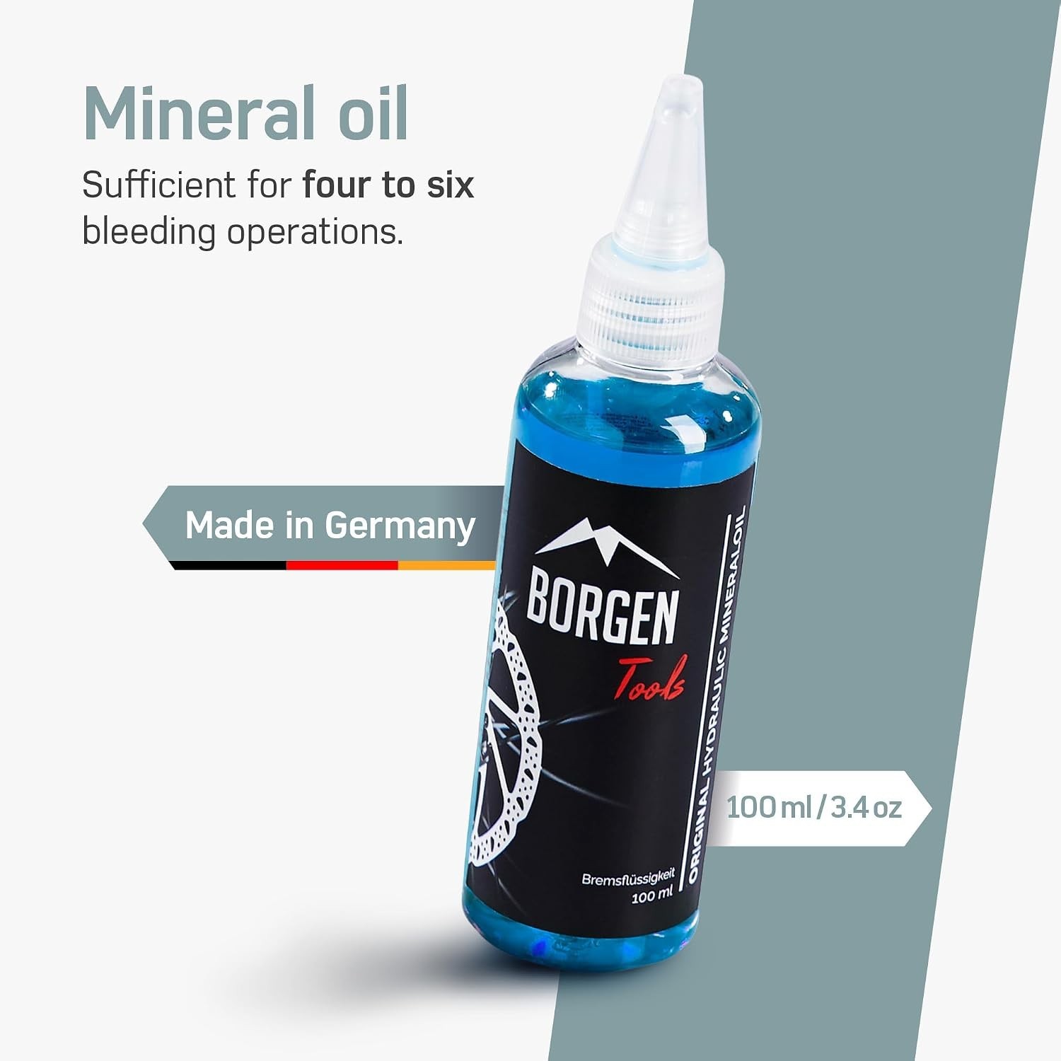 Magura Brake Bleed Kit: 100ml Mineral Oil, Quick Use, Easy Instructions