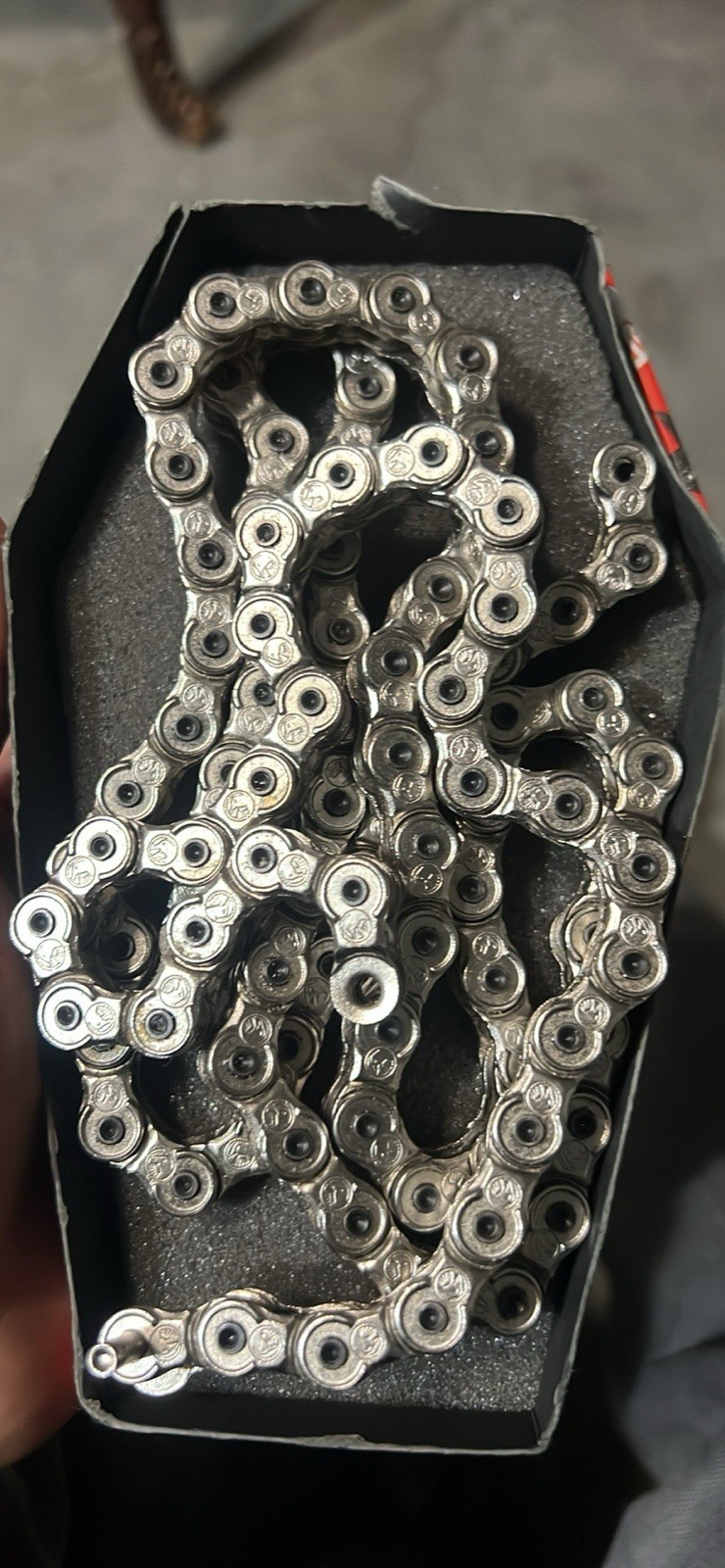 Shadow Conspiracy Interlink Supreme Half Link BMX Chain Silver 1/8