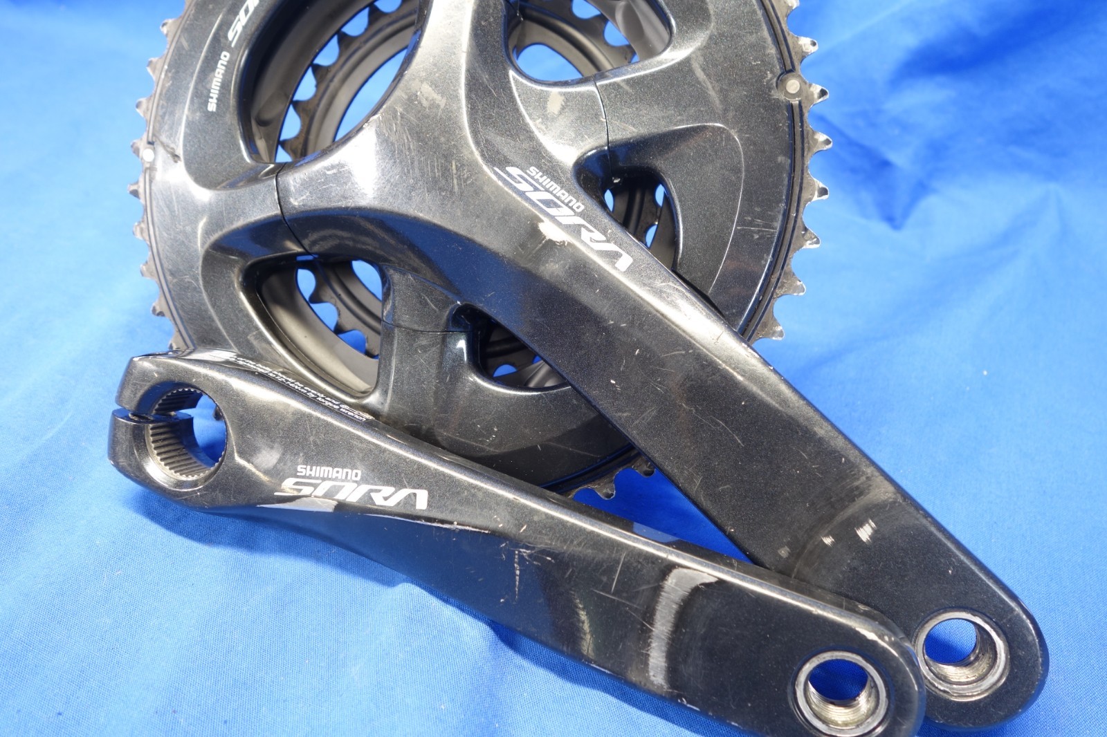 Shimano Sora FC-R3030 3 x 9 Bike Crankset, 50/39/30t, 175mm Arm Length