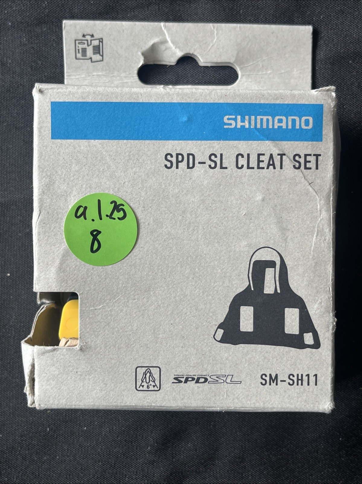 Shimano SM-SH11 Pedal Notches 6 Degrees SPD-SL Cleat Set