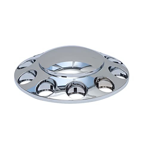33mm Chrome Front Axle Wheel Cover Set for Semi Trucks ABS Standard-ACN35