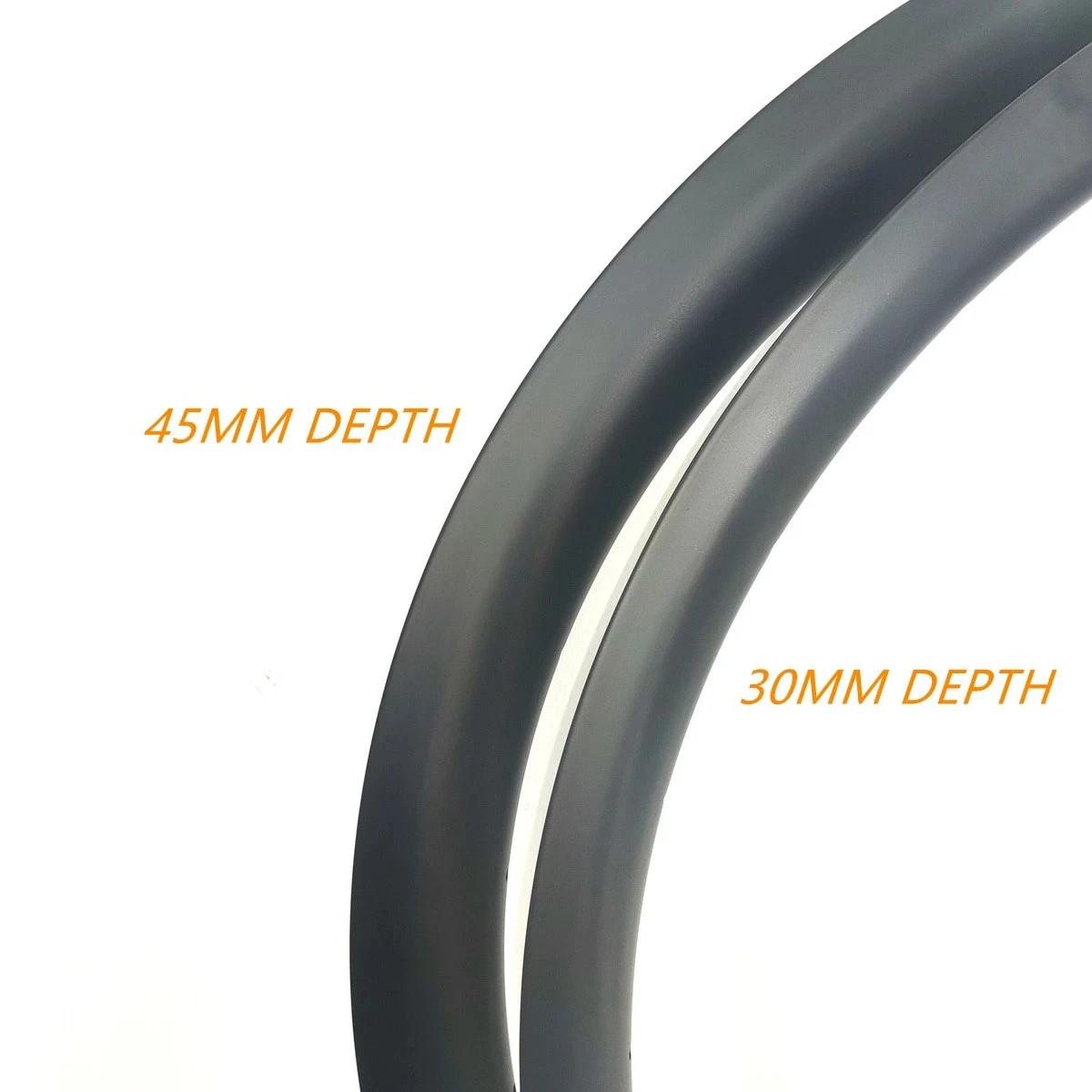 Road Bicycle Carbon Rims 3k Profile Clincher Disc Brake 45mm Depth Bike Rings