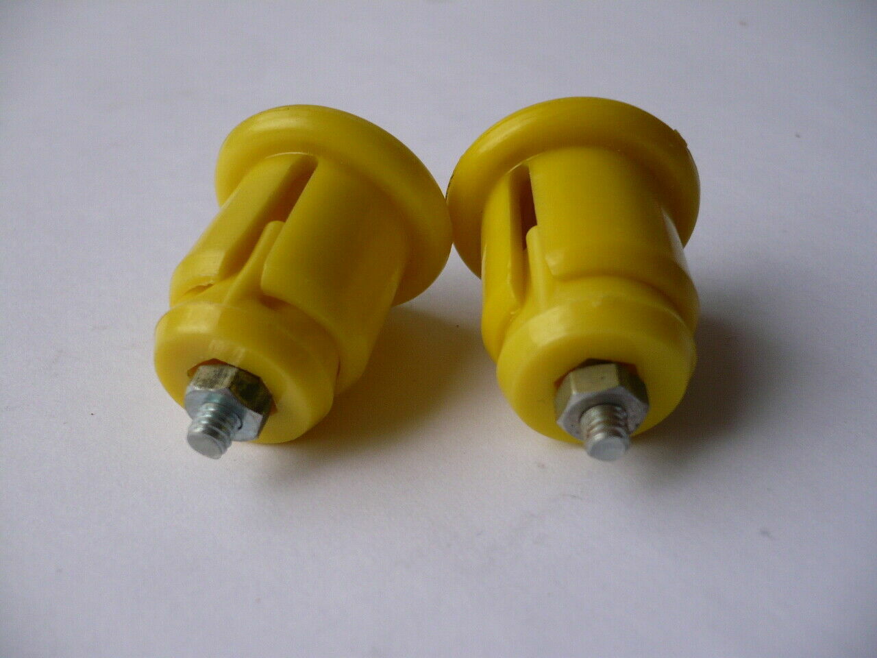 NOS Milremo screw type bar end plug yellow color in pair a14 us