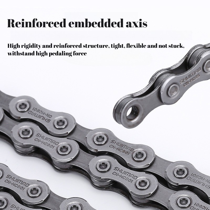 6/7/8/9/10/11/12Speed Chain Tiagra MTB Road Hybrid Bike Chain 116-126 Quick Link