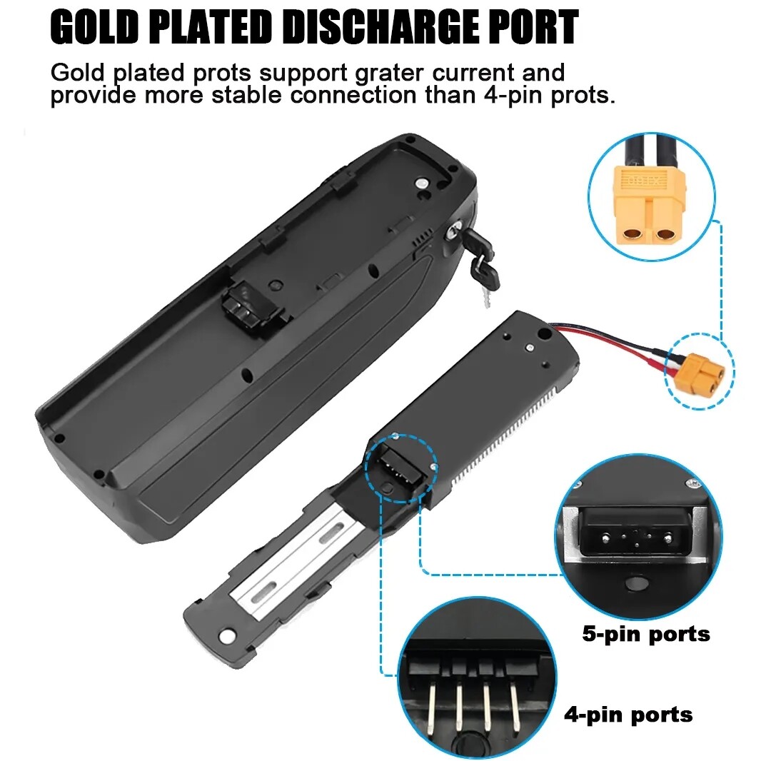 Ebike Battery 52V 48V 15Ah 20Ah 30Ah 1500W Hailong Electric Bike Battery Lithium