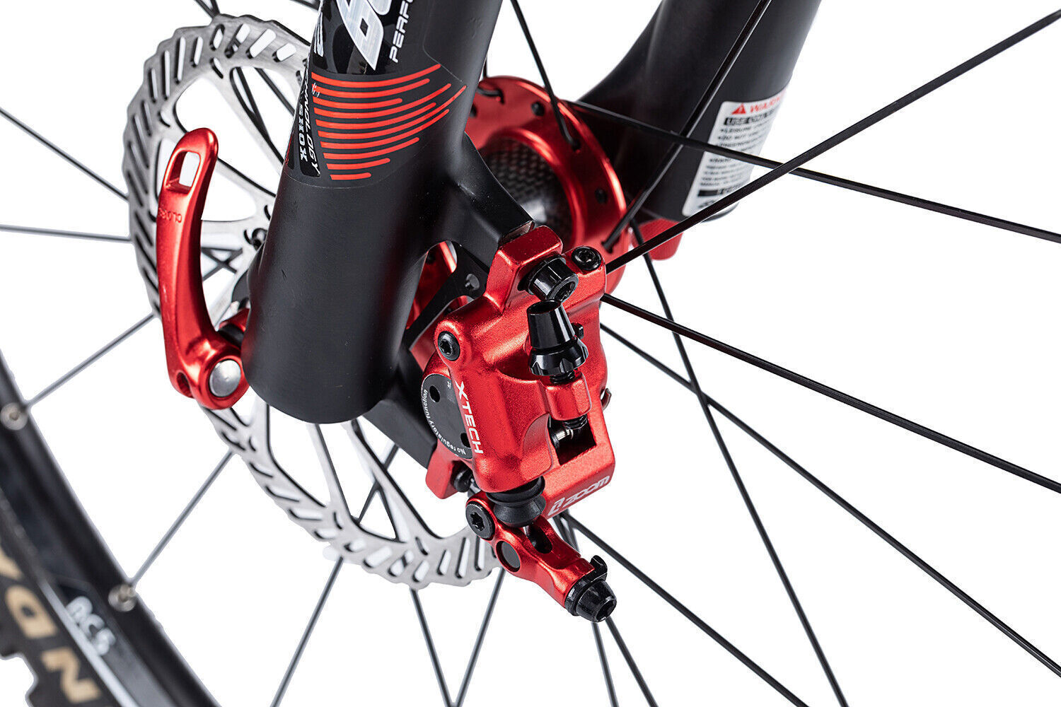 ZOOM XTECH HB100 Linear Pull Disc Brake Caliper Front Rear MTB Bike IS/PM 160mm