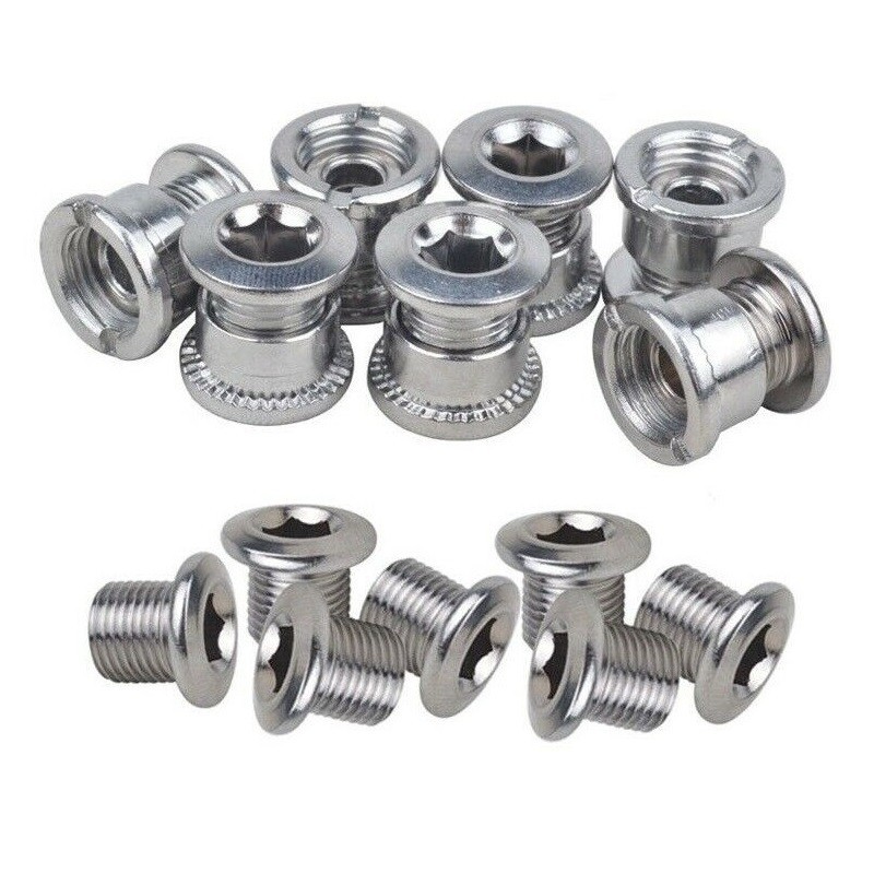 MTB Road Bike Chainring Screws Bolts Single Double Triple Speeds Stainless Steel