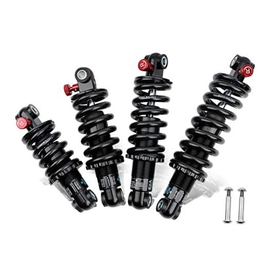 Coil+Oil Shock Absorber Adjustable Damping Hydraulic Rear Shocks 1500LBS 165MM