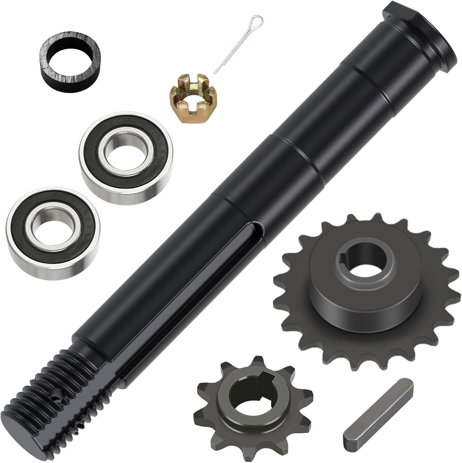 Lightweight Mini Bike Jackshaft Kit with 420 Chain – Smooth & Reliable Drive