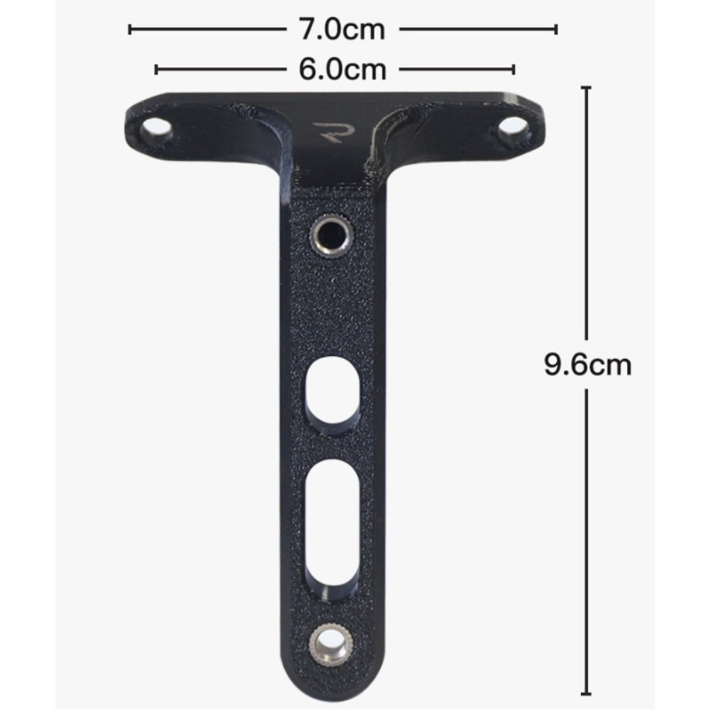 Bike Bottle Mount 3D Printed Plastic for Swat Saddle System with Metal Holes
